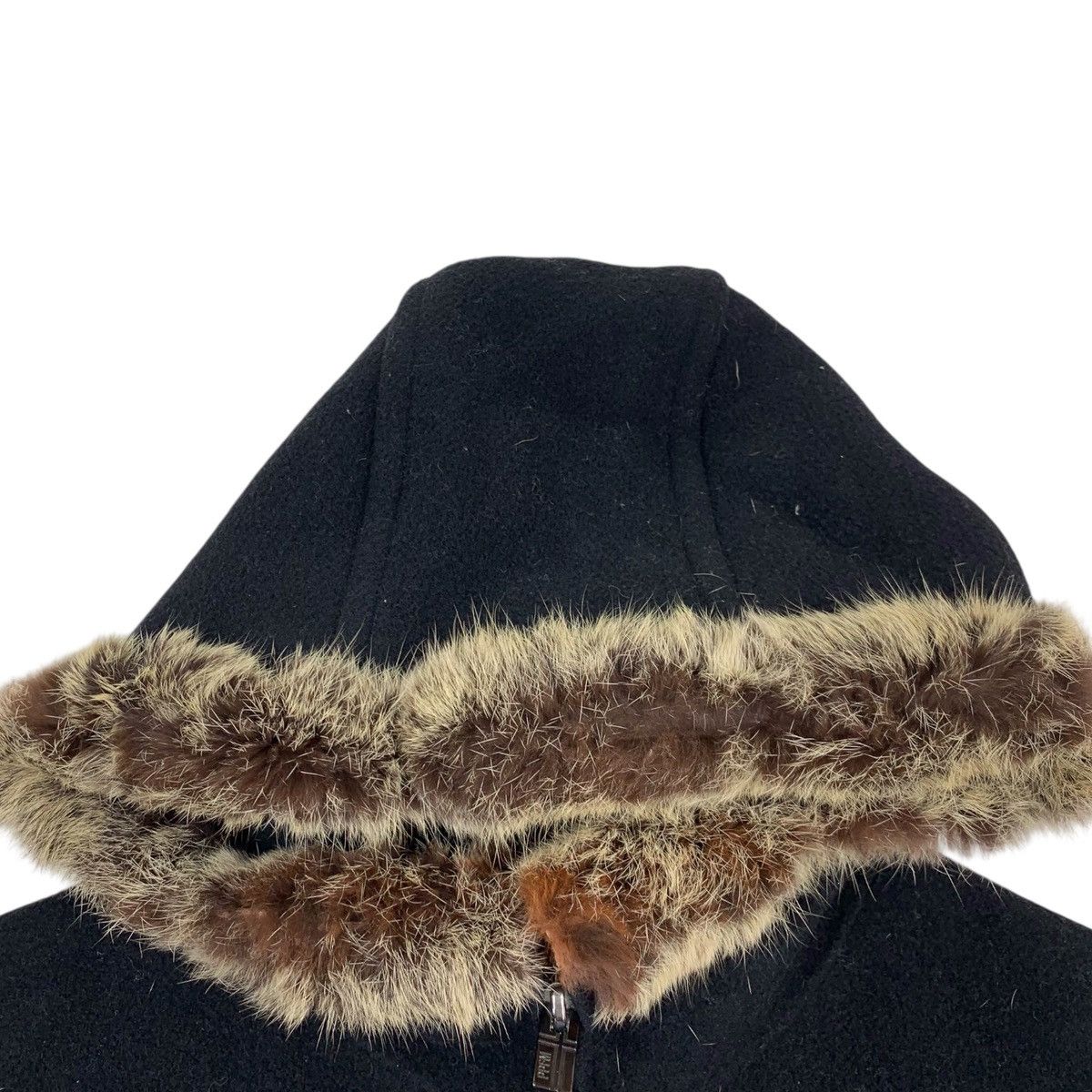 PPFM Vintage PPFM Long Heavy Coat with Fur Hoodie Size US M / EU 48-50 / 2 - 5 Thumbnail