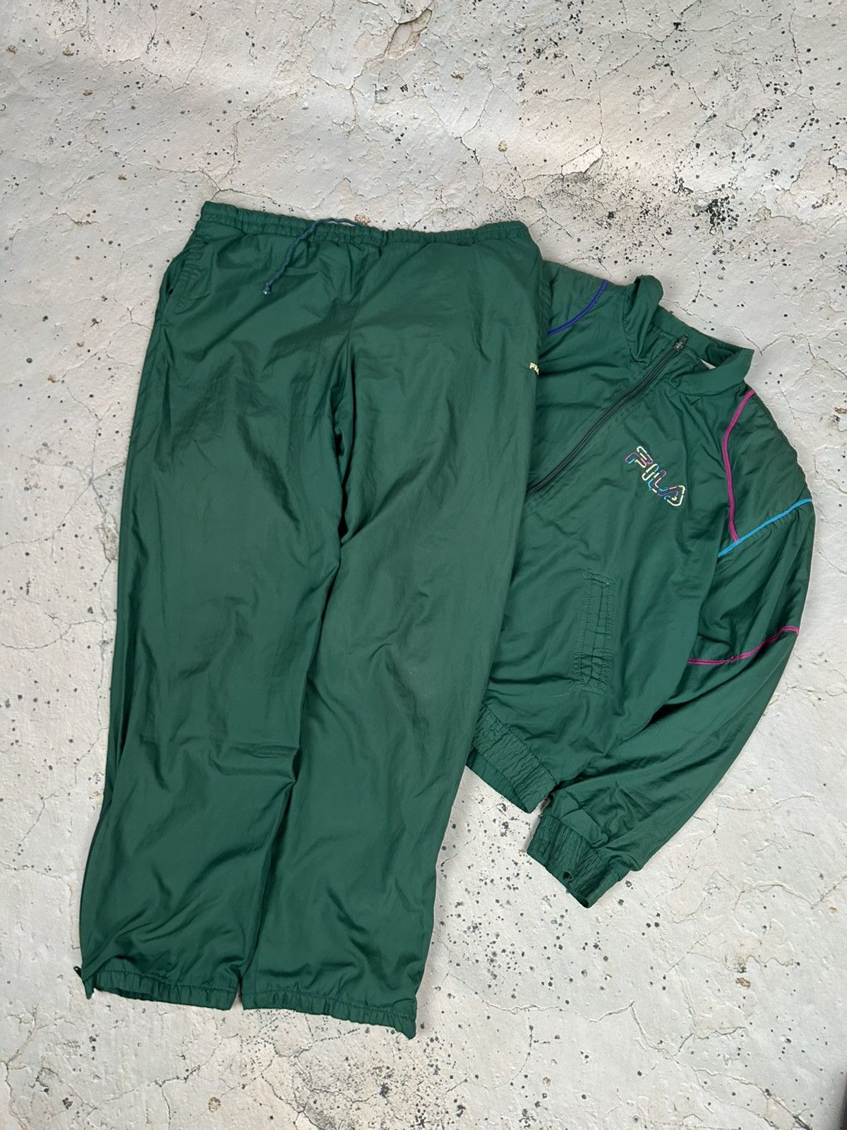Vintage Fila 90s Tracksuit Made in Italy Sportswear Rap