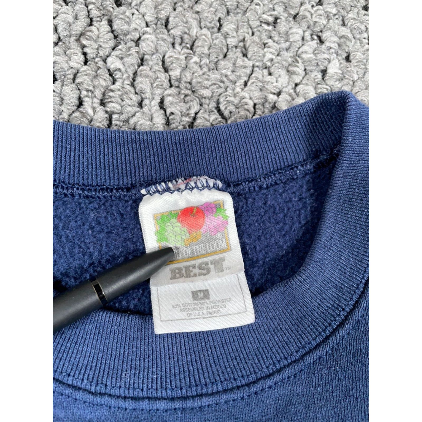 Etro Vintage Tommy Sports Sweatshirt Men Medium Blue 90s Retro Crewneck Embroidered Graphic Size US M / EU 48-50 / 2 - 3 Thumbnail