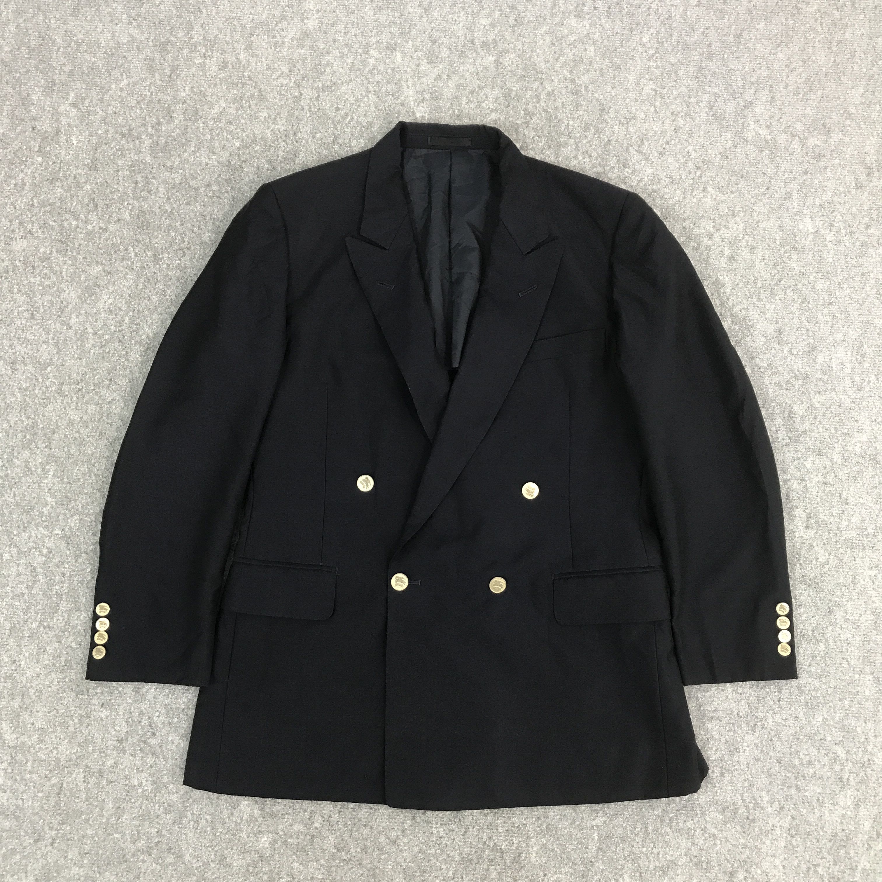 Burberry × Japanese Brand BURBERRYS DOUBLE BREAST GOLD BUTTON JACKET Size US L / EU 52-54 / 3 - 1 Thumbnail