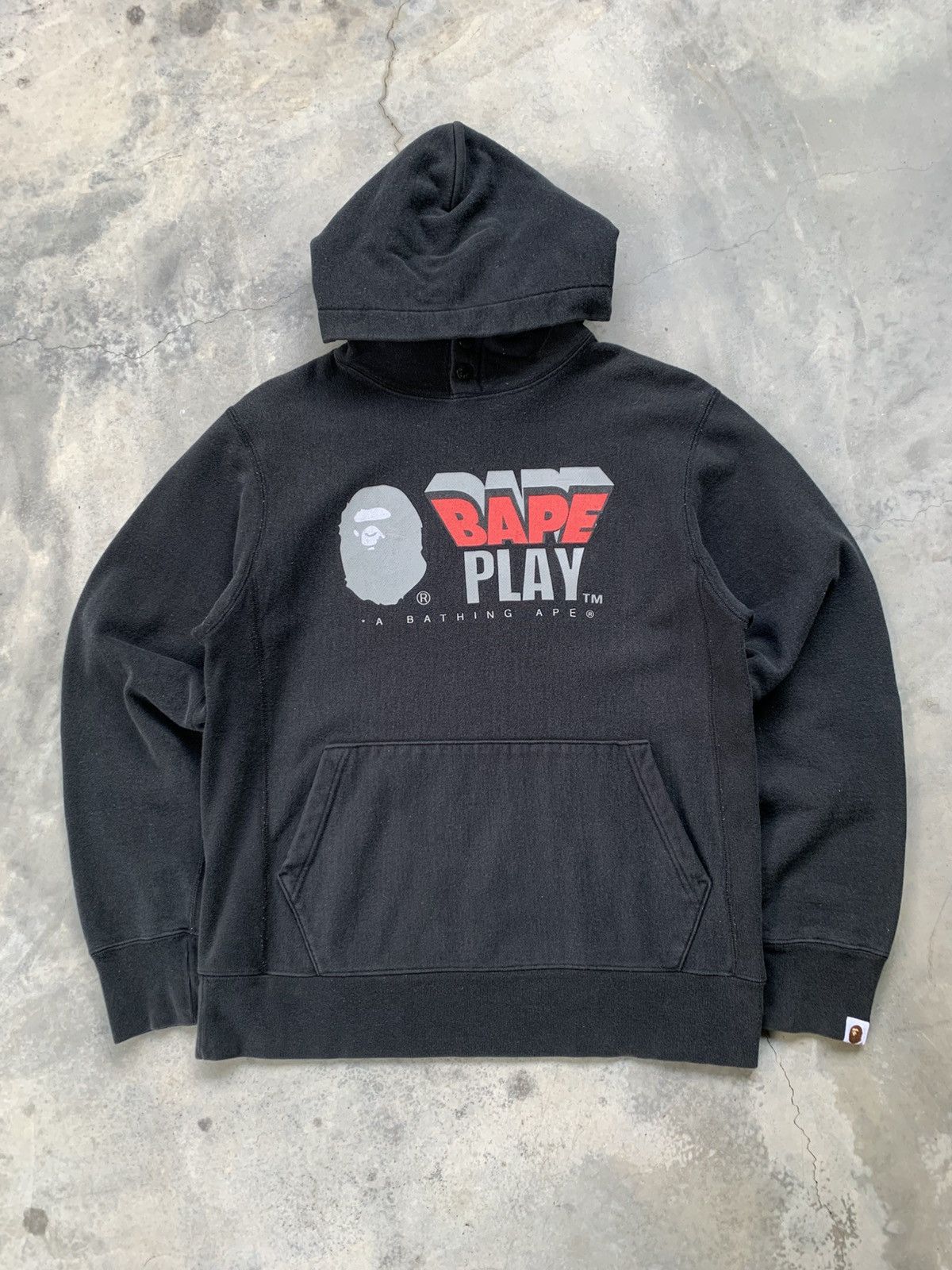 Bape Vintage 90s Bape Play Hoodie Size US S / EU 44-46 / 1 - 1 Thumbnail