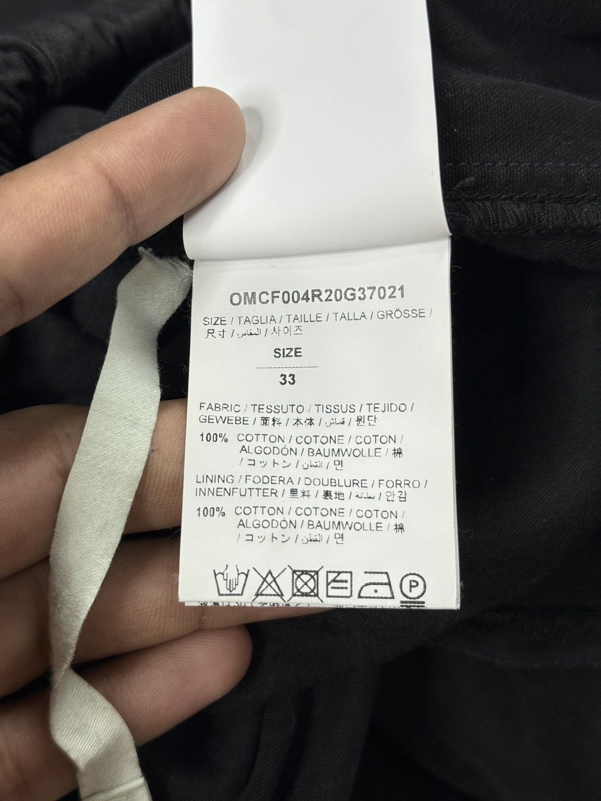 Off-White Off-White - Tapered Logo-Print Cotton-Canvas Cargo Trousers Size US 33 - 12 Thumbnail