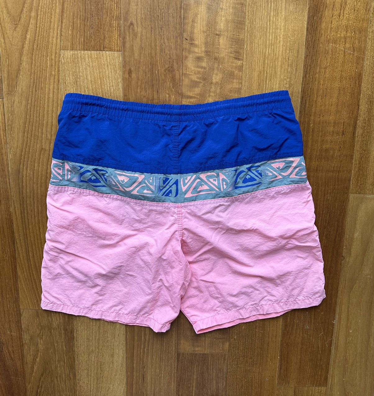 Quiksilver × Vintage Vintage 80s Quicksilver Surf Skater Nylon Shorts Size 34 Size US 34 / EU 50 - 2 Thumbnail