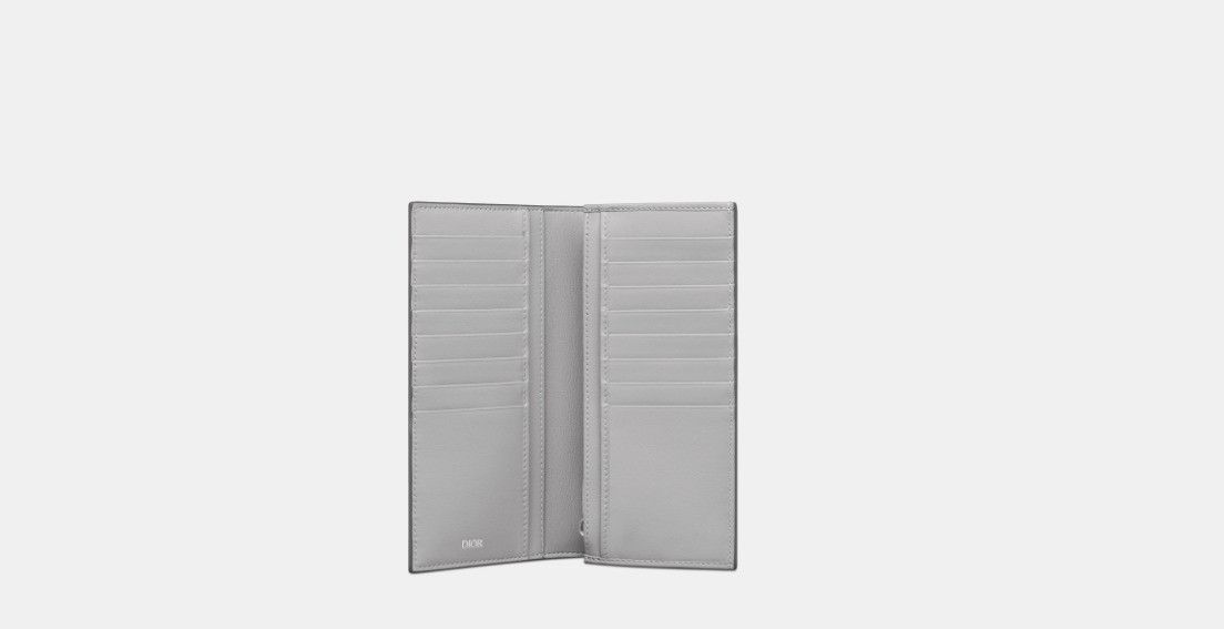 Dior o1w1db10325 2ESBC0 Size: OS / Vertical Bifold Wallet Size ONE SIZE - 4 Thumbnail