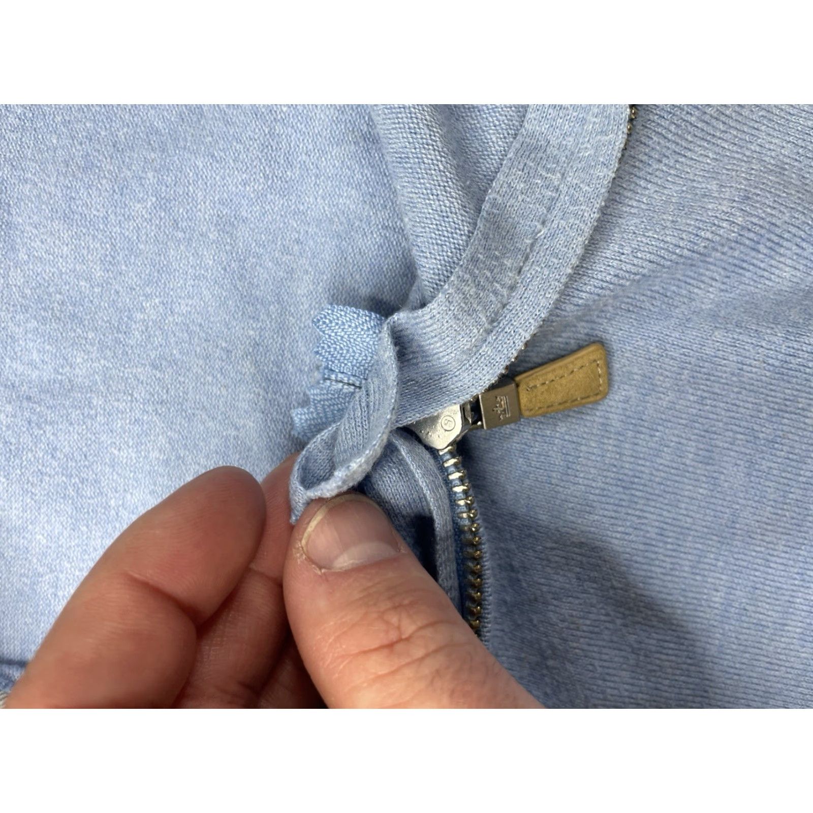 Peter Millar Peter Millar Crown Cotton Blend Pullover 1/4 Zip Sweatshirt Blue Men's XL Size US XL / EU 56 / 4 - 4 Thumbnail