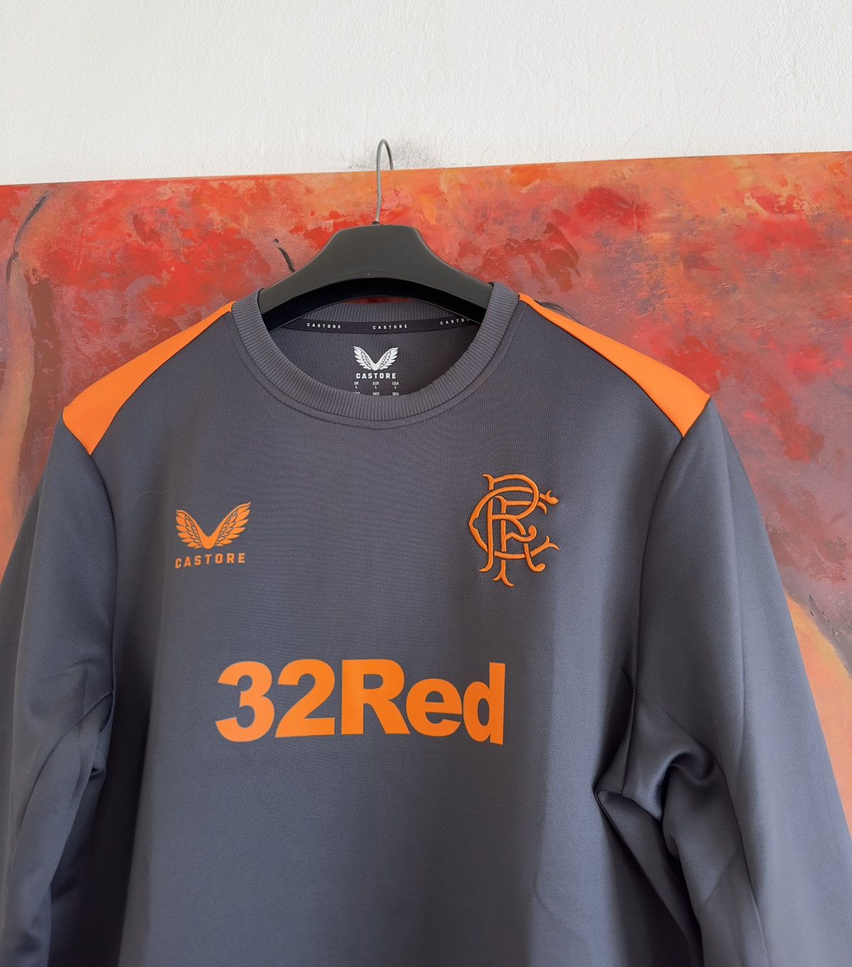 Castore Castore Rangers FC Gray Training Sweatshirt Size L Size US L / EU 52-54 / 3 - 3 Thumbnail