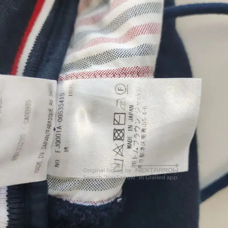 Thom Browne Thom Browne Navy Cotton Casual Pants for Women . Size 24" / US 00 / IT 34 - 4 Thumbnail
