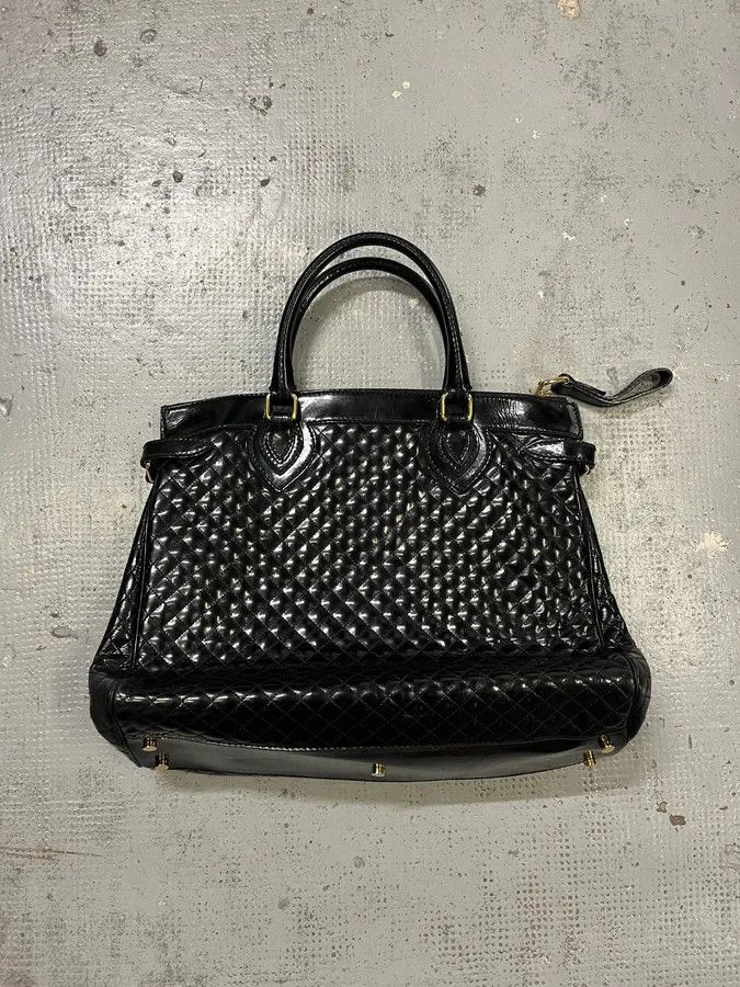 Roberto Cavalli Roberto Cavalli Quilted Black Handle Bag Size ONE SIZE - 6 Thumbnail