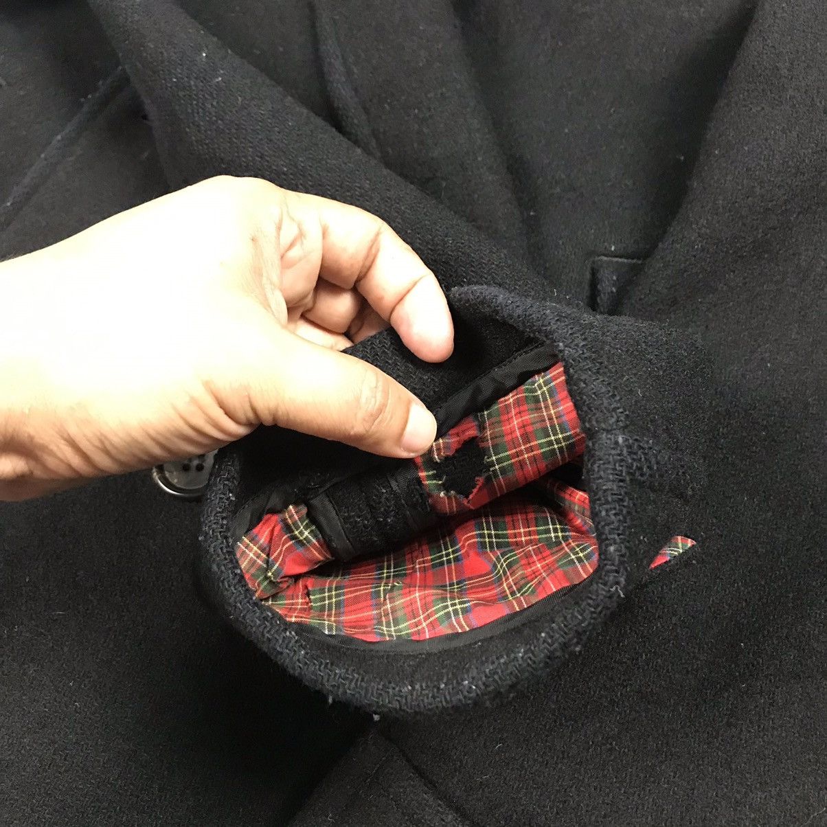 Comme des Garcons × Comme des Garcons Homme COMME DES GARÇONS WOOL JACKET LEATHER COLLAR Size US M / EU 48-50 / 2 - 16 Thumbnail