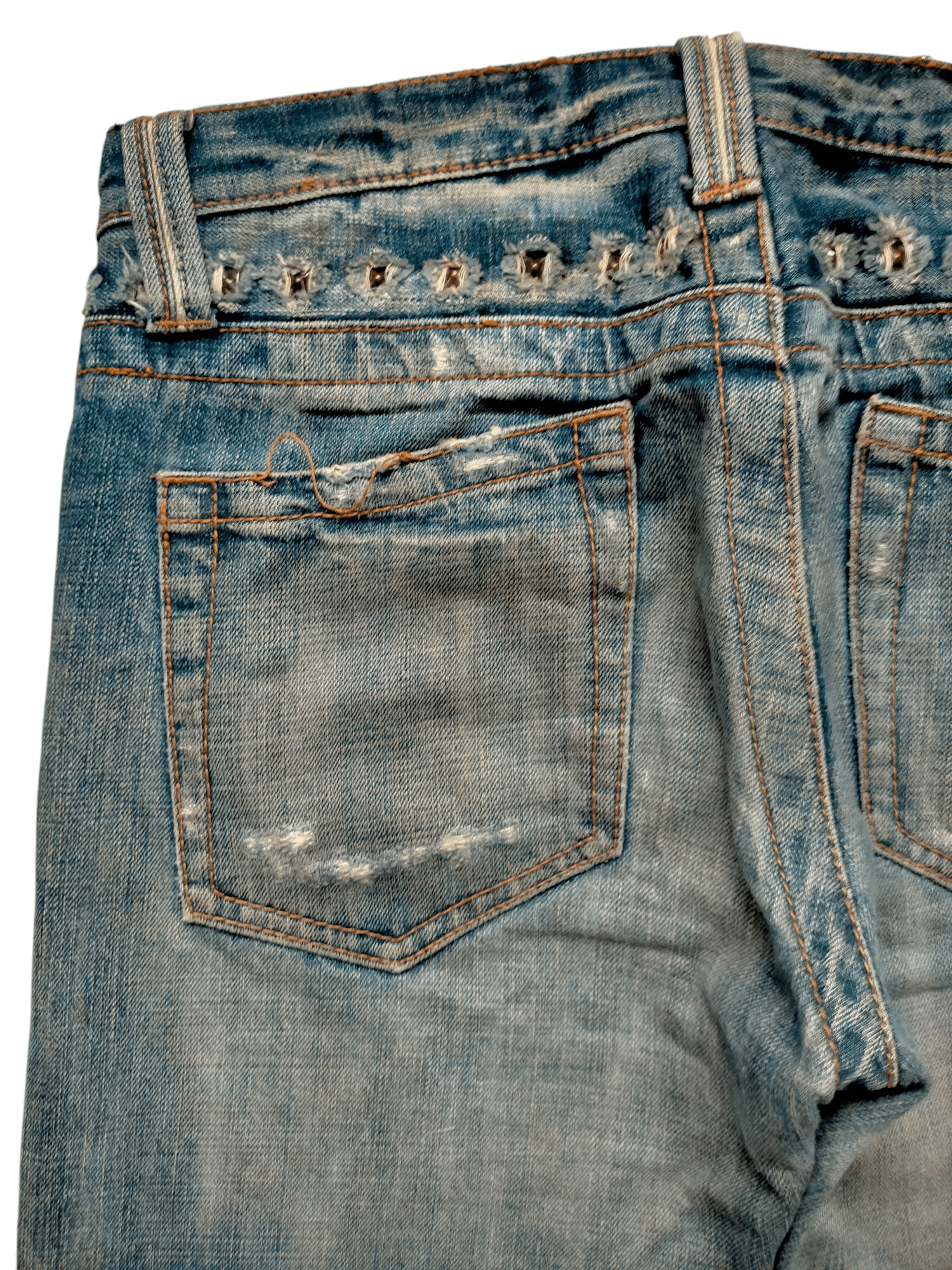 If Six Was Nine × Japanese Brand Ozz First Pin Ball Japan Stude Punk Style Denim Pants Size US 32 / EU 48 - 12 Thumbnail