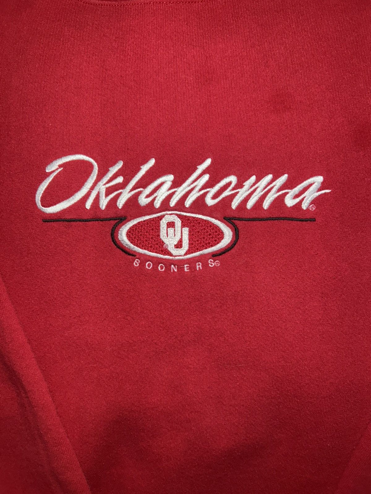 Tultex Oklahoma Sooners Vintage Sweatshirt Size US XL / EU 56 / 4 - 2 Thumbnail