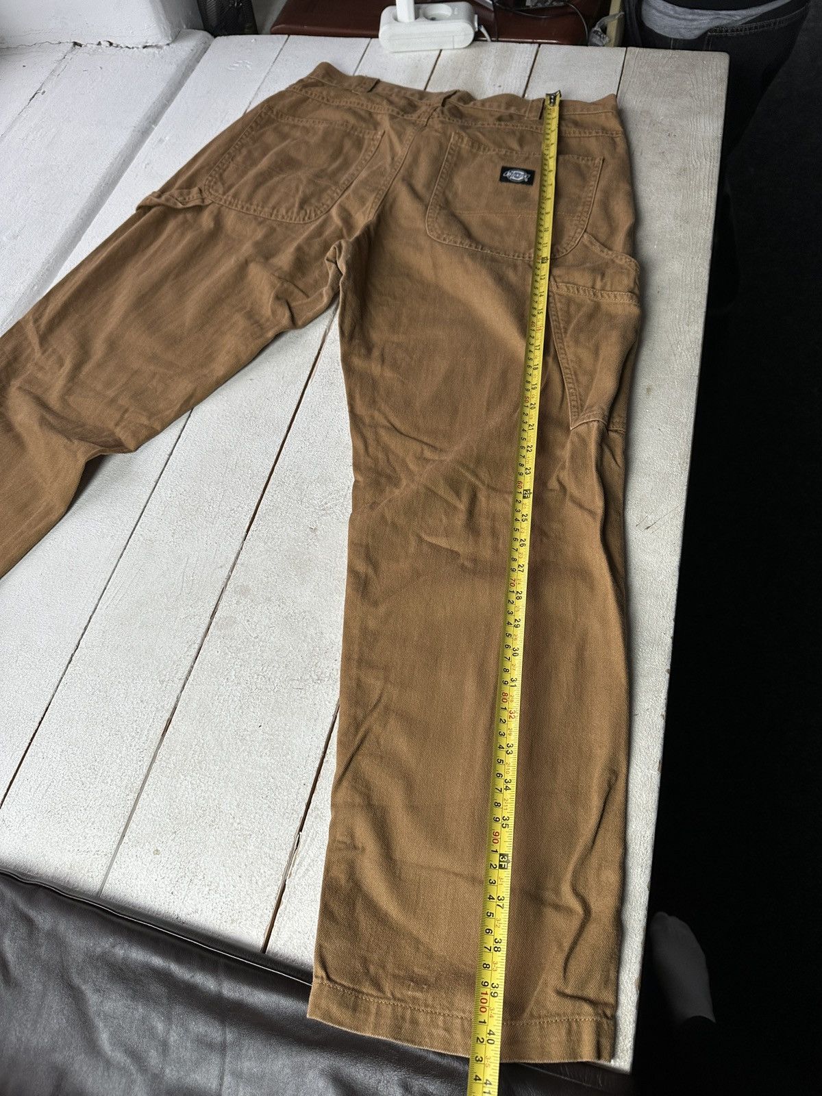 Dickies MUSTARD DICKIES 🚨 CARGO PANTS Y2K SK8 BAGGY MULTIPOCKET Size US 34 / EU 50 - 14 Thumbnail