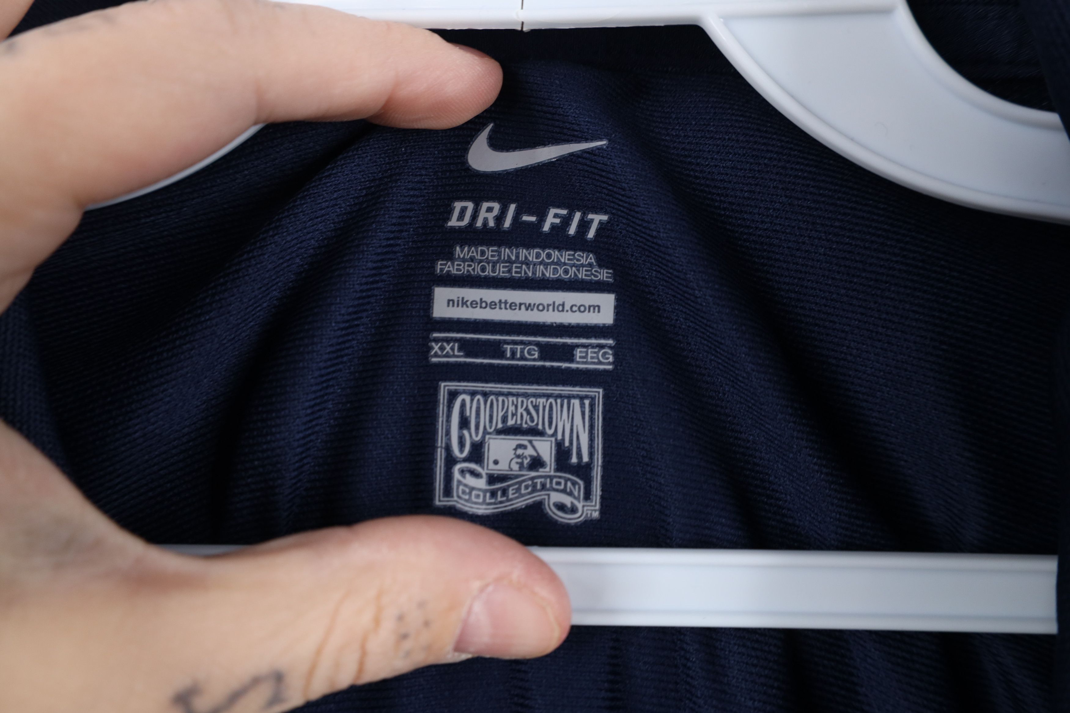 Nike × Vintage Nike Retro Detroit Tigers Baseball Golf Polo Shirt Blue Size US XXL / EU 58 / 5 - 7 Thumbnail