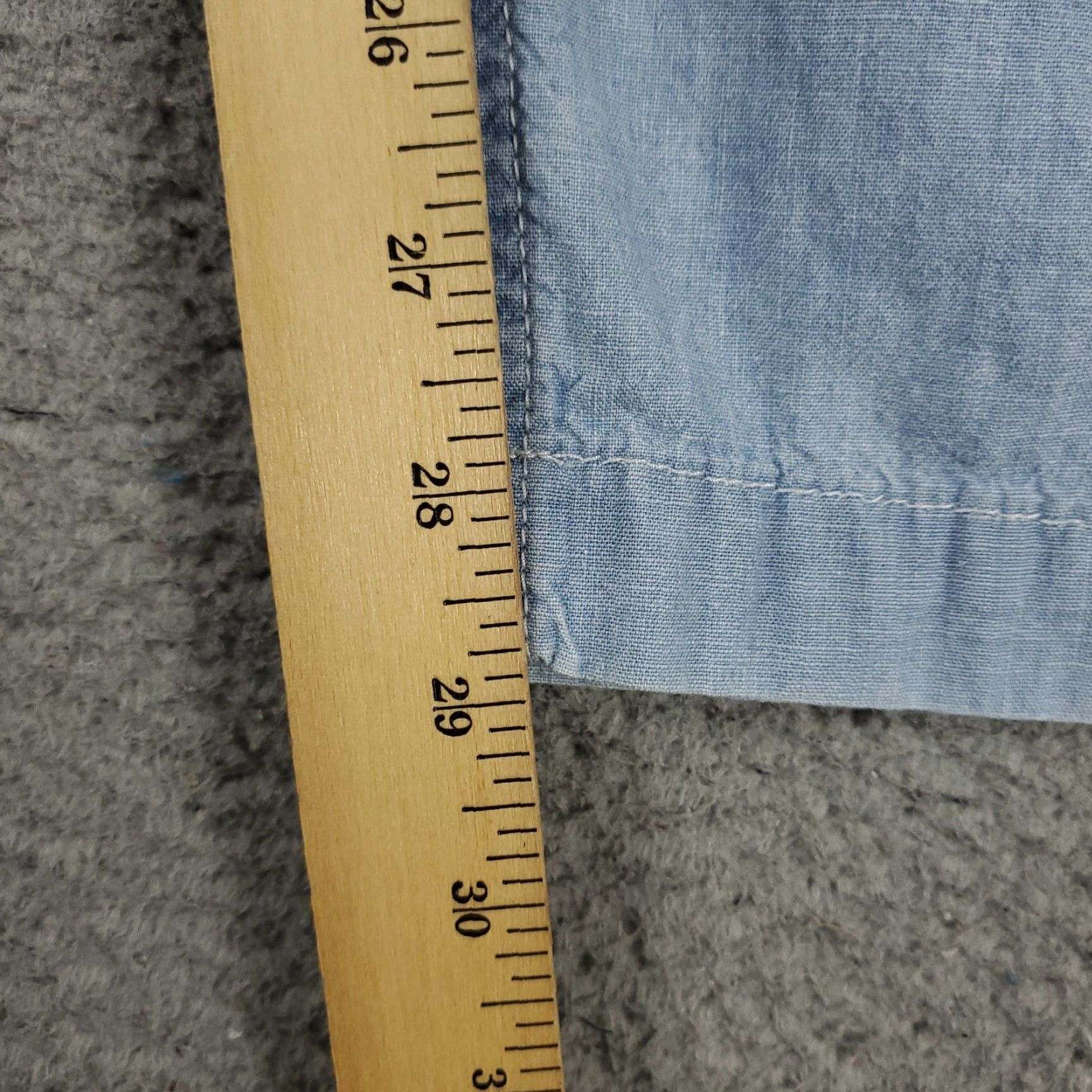 Ralph Lauren Ralph Lauren Pants Mens Big 4XB 46x29 Chino Trousers Light Blue 46 in Waist Regular Fit Straight Front Pockets Logo Cotton Kn t Size US 39 - 6 Thumbnail