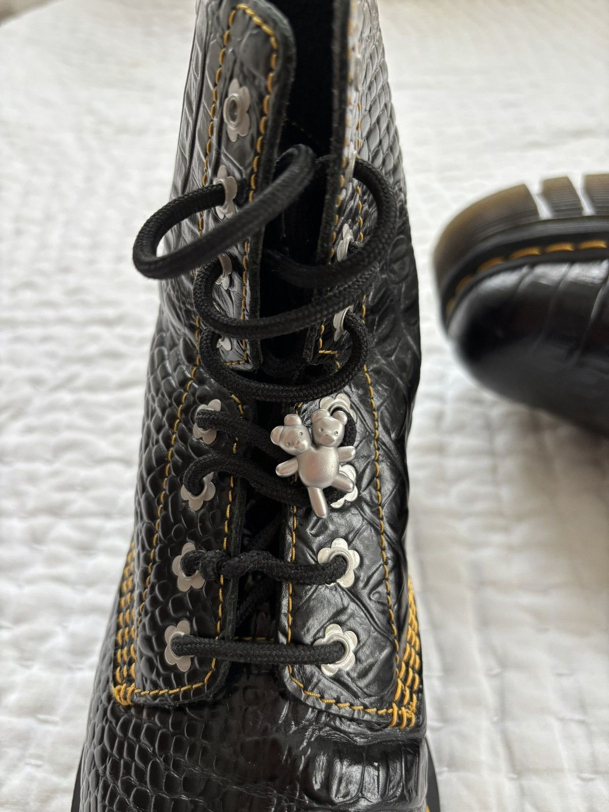 Dr. Martens × Heaven by Marc Jacobs Audrick Heaven by MJ Croc Boots Dr. Martens x Heaven Boots Size US 8 / IT 38 - 5 Thumbnail
