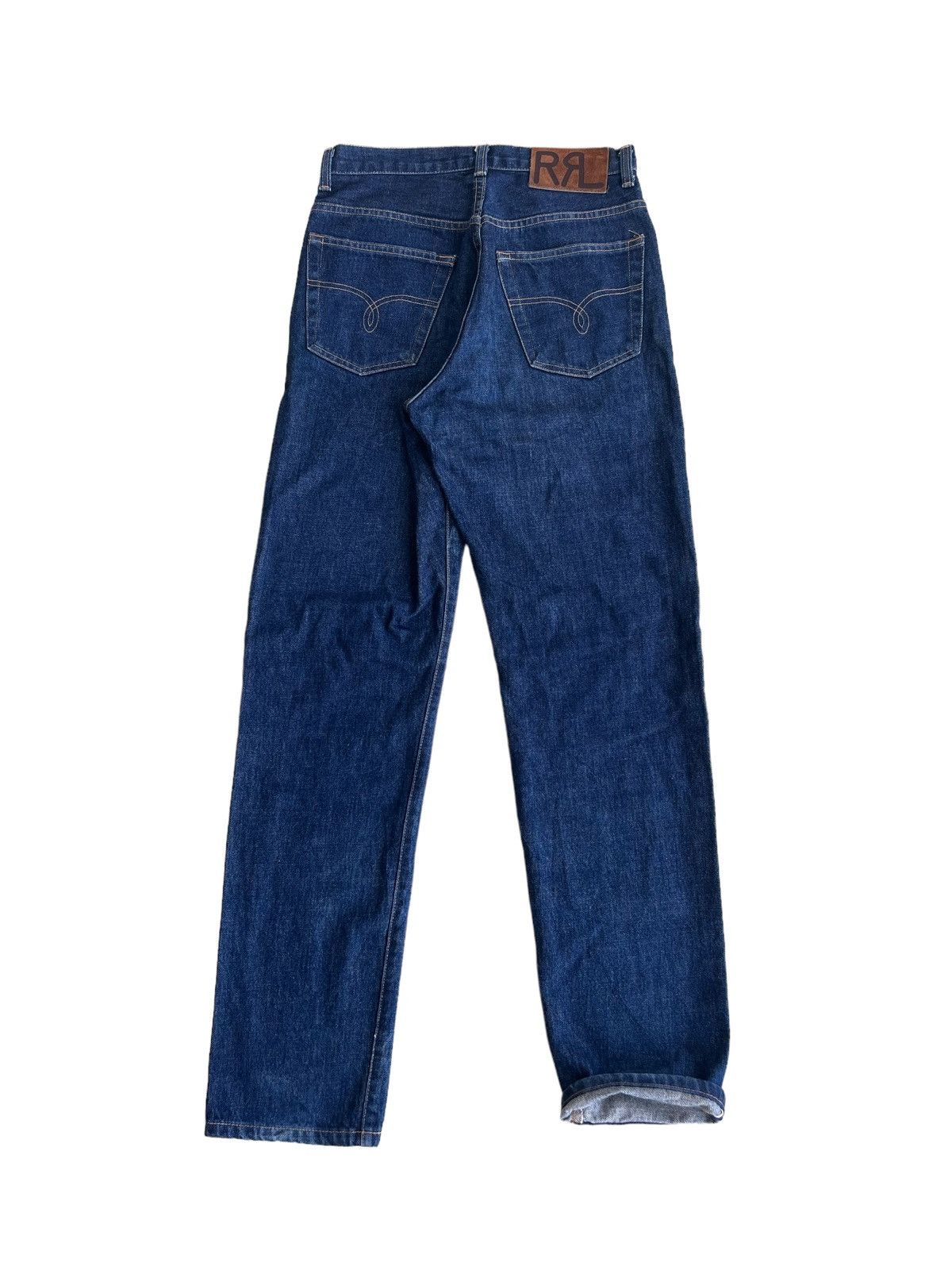 RRL Ralph Lauren 1980s Double RL RRL 🇺🇸 Regular Fit Baggy Selvaged Denim Size US 29 - 3 Thumbnail