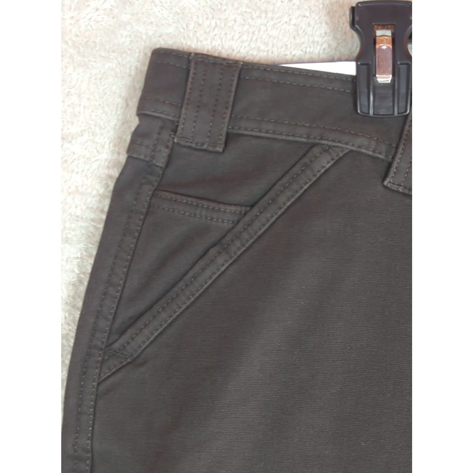Vintage Coleman Pants Mens 38x32 Black Fleece Lined Tear Resistant Stretch Utility Work Pants Mens Regular 38 Black Winter Fall Spring Leather? Size US 38 / EU 54 - 3 Thumbnail