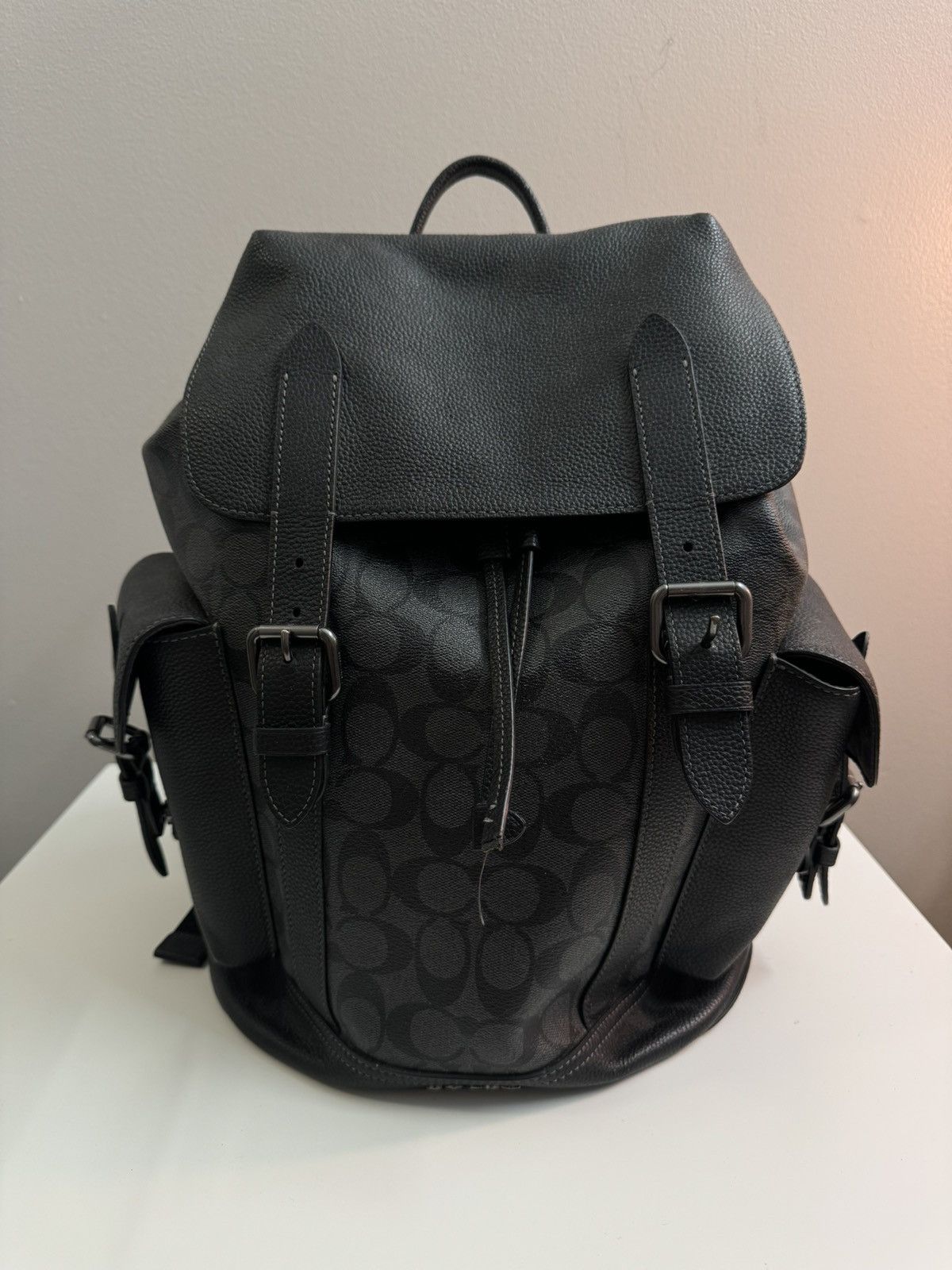 Coach Coach Hitch Backpack In Signature Canvas | Grailed