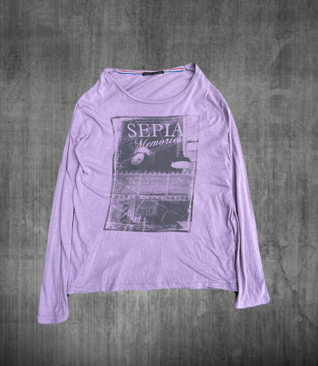 2000s Japanese archive Vkei Poem Long Sleeve Tee Gyaruo