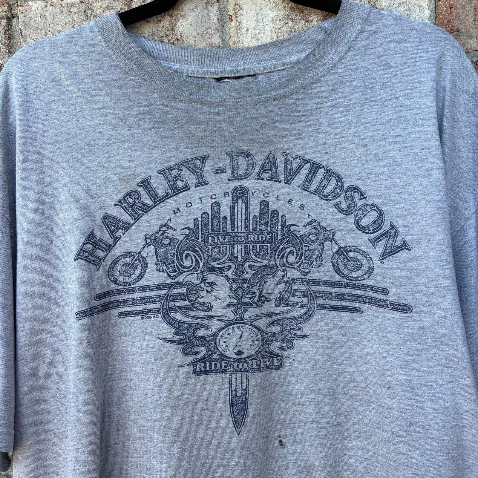 Harley Davidson Vintage Harley-Davidson faded T-shirt Size US L / EU 52-54 / 3 - 7 Thumbnail