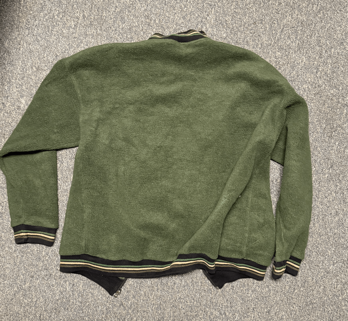 Vintage Unknown Brand Vintage Green Zip-Up Sweater Size US M / EU 48-50 / 2 - 5 Thumbnail