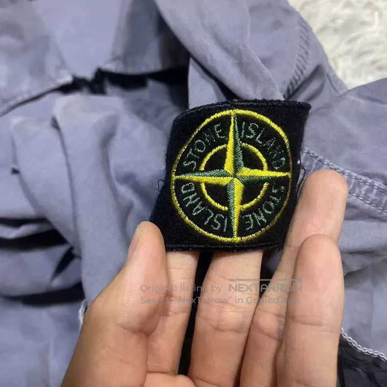 Stone Island Stone Island Single Pocket Washed Jacket Blazer Misty Blue Size US M / EU 48-50 / 2 - 6 Thumbnail