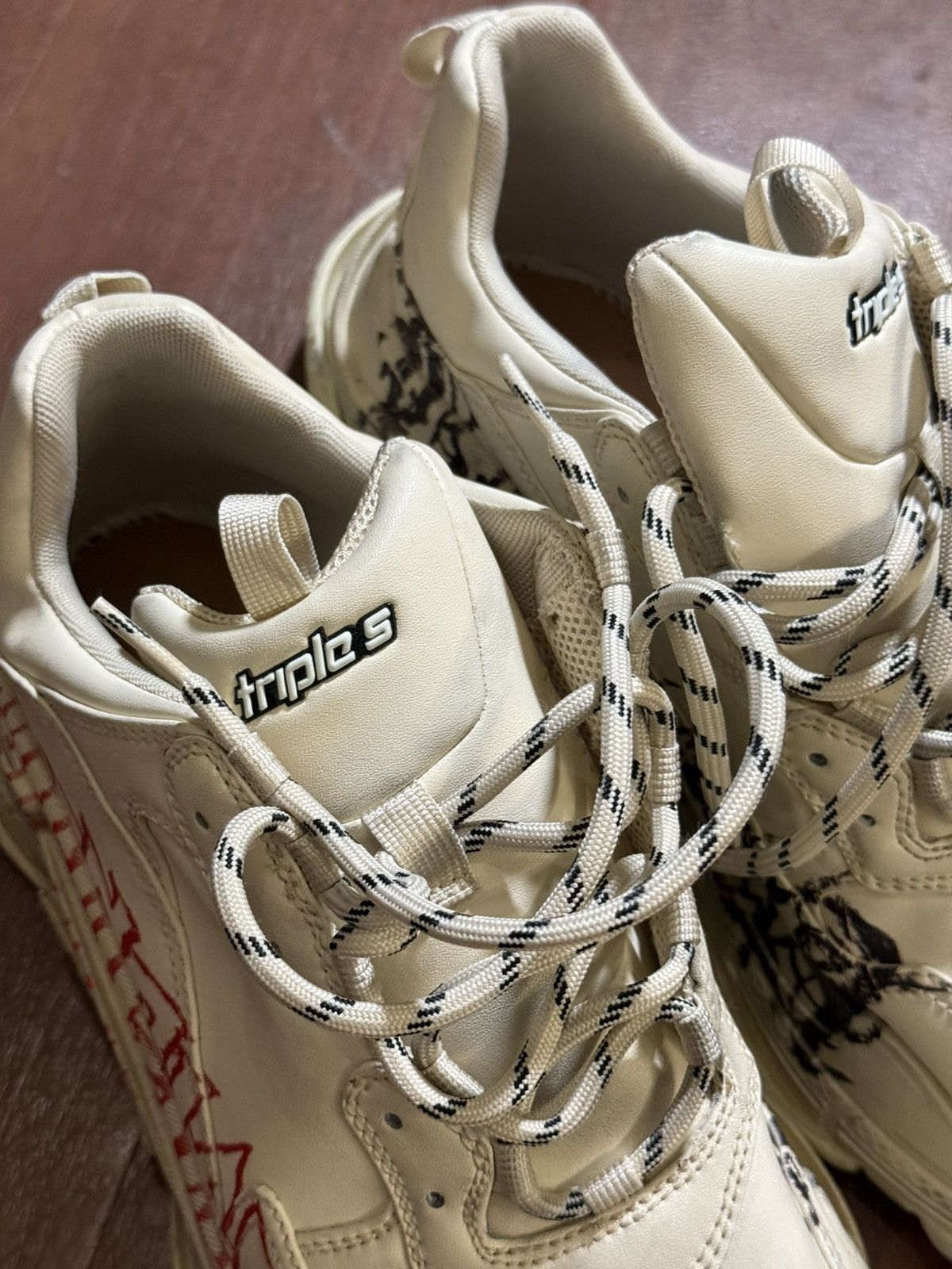 Balenciaga Balenciaga Triple S Diy Metal Shoes size 45 Size US 12 / EU 45 - 7 Thumbnail