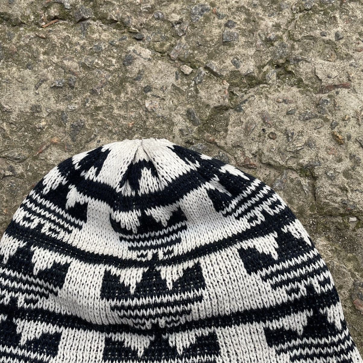 Adidas Vintage Adidas Knit Hat Overprint 90s Y2K Style USA Size ONE SIZE - 4 Thumbnail