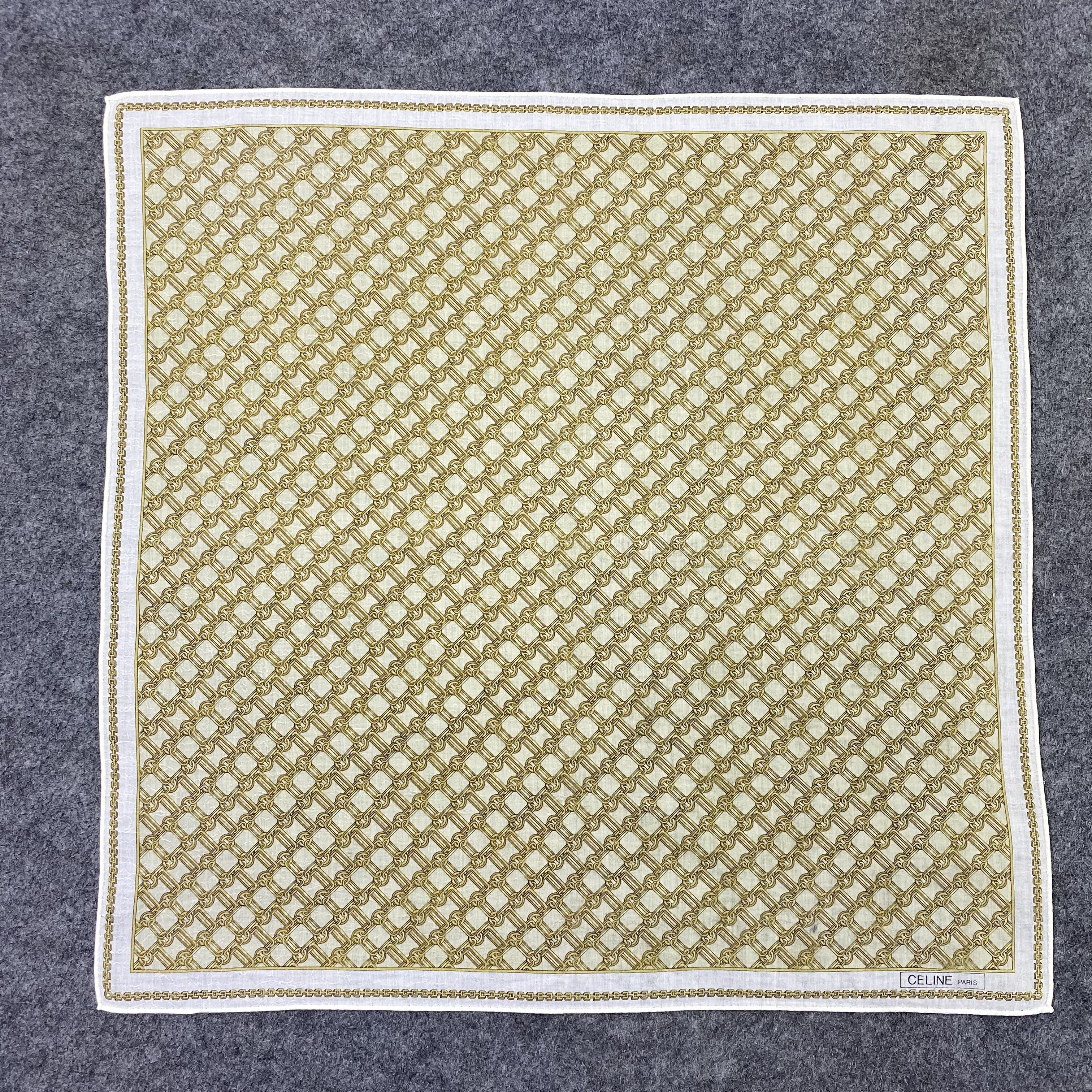 Celine Celine Handkerchief Neckerchief Bandana-B1762 Size ONE SIZE - 3 Thumbnail