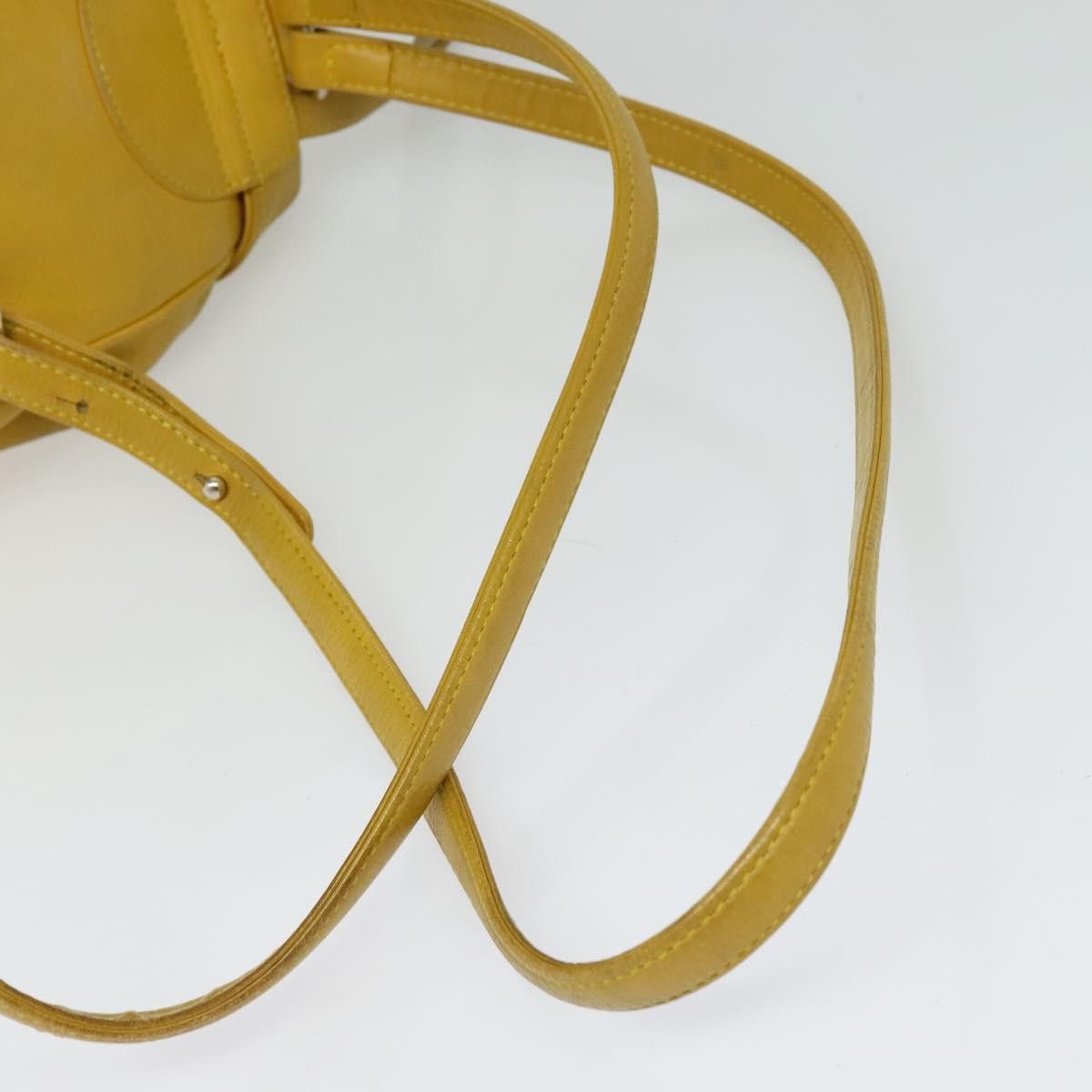 Dior DIOR Backpack Leather Gold Yellow Size ONE SIZE - 9 Thumbnail