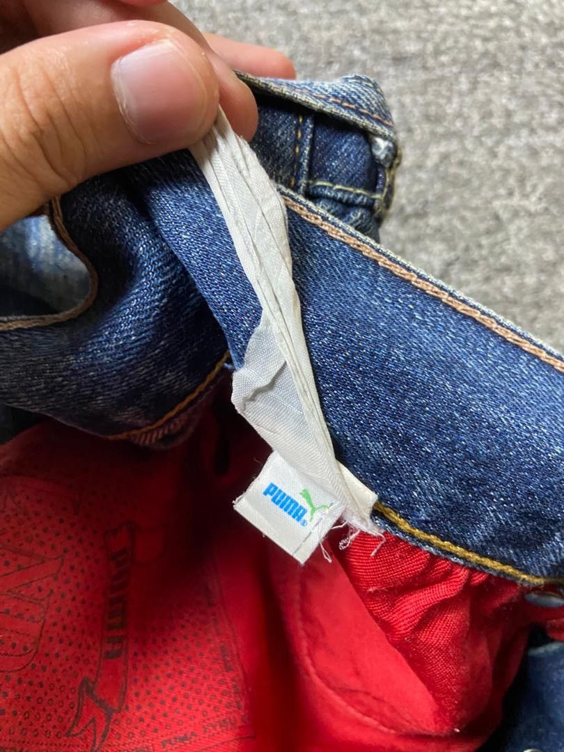 Evisu × Puma 🔥 EVISU x PUMA Straight Cut Denim Jeans 🔥 (135) Size US 33 - 8 Thumbnail