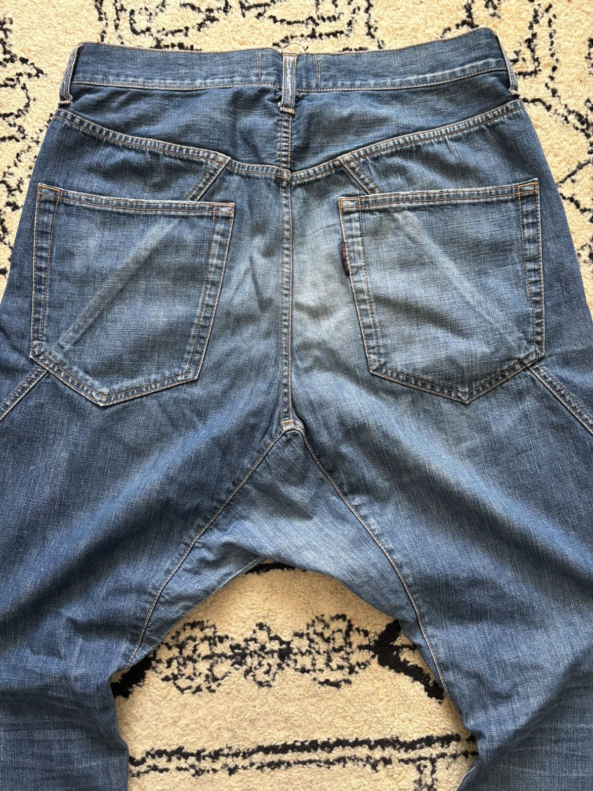 CABANE de ZUCCa Cabane de zucca archive dropped crotch denim Size US 33 - 3 Thumbnail