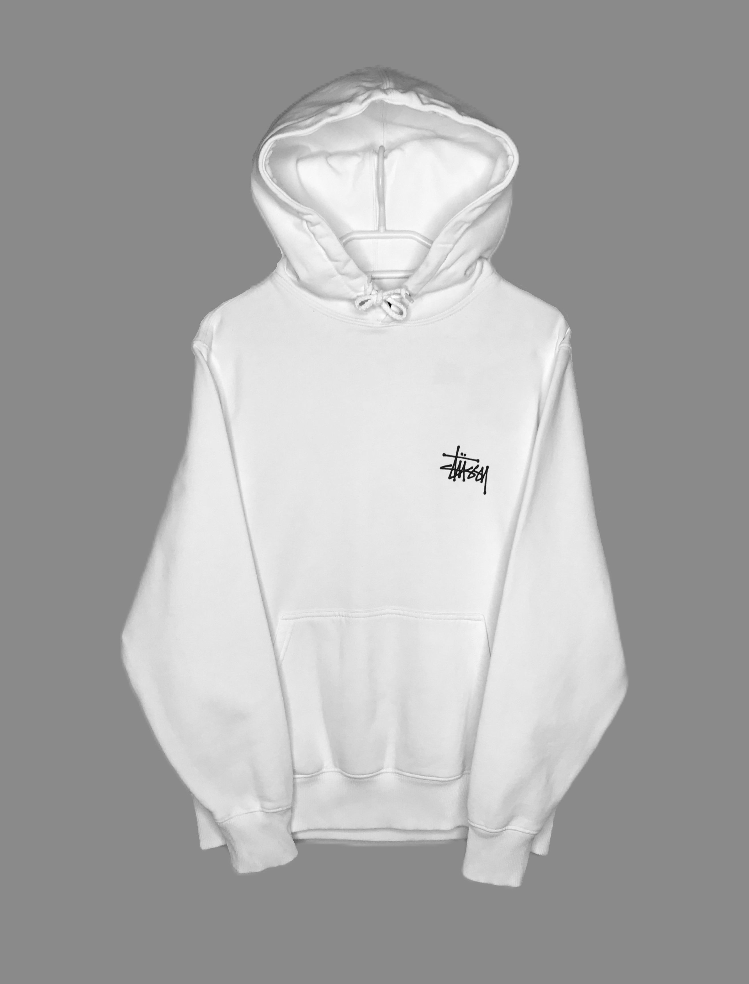 Stussy Stussy Basic Hoodie Pigment Dyed Pullover Unisex White Size US XS / EU 42 / 0 - 4 Thumbnail