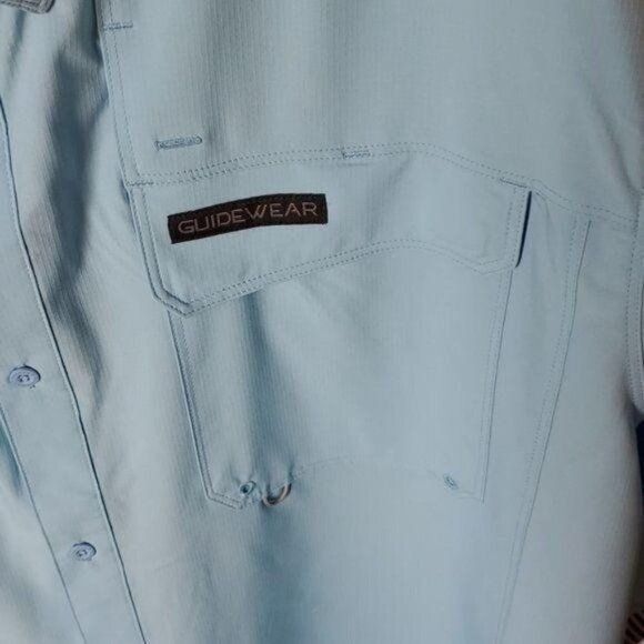 Cabelas Cabela's Guidewear Fishermen Vented Lt. Blue Casual Button D Size US XXL / EU 58 / 5 - 4 Thumbnail