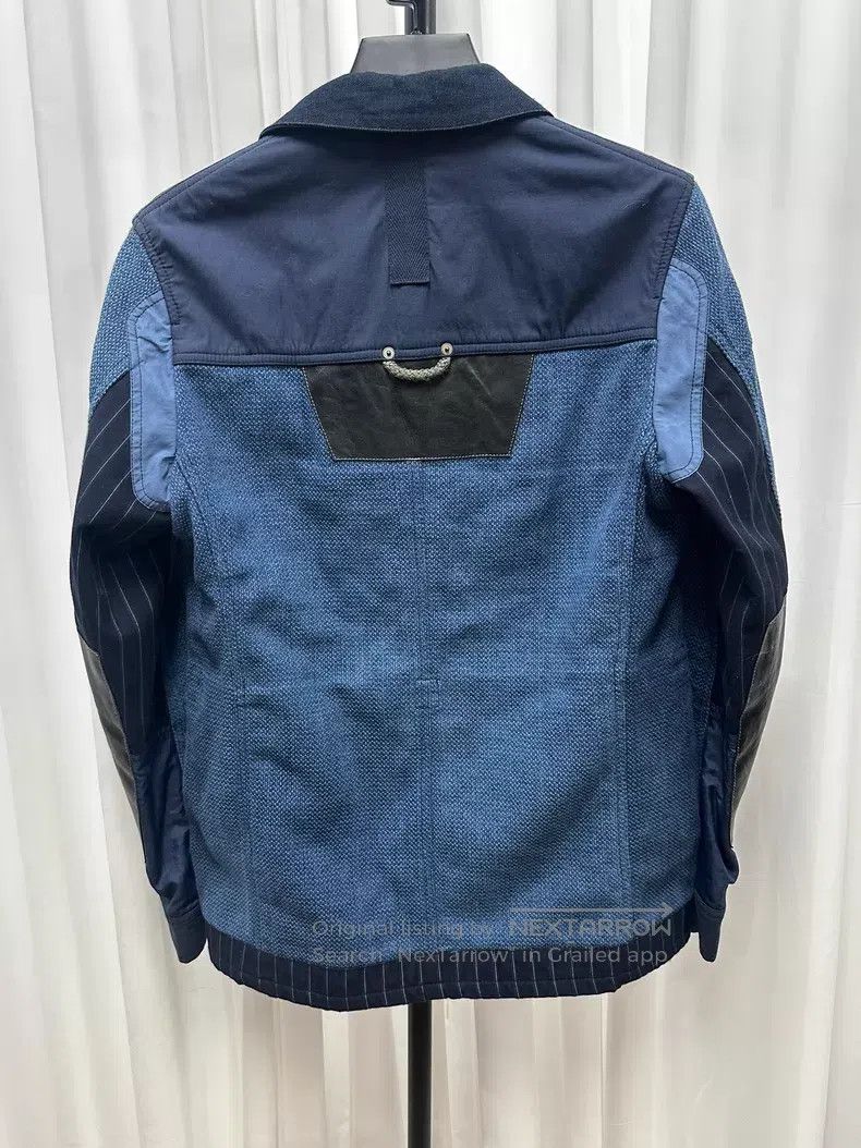 Junya Watanabe Junya Watanabe Indigo Dyed Sashiko Workwear Jacket Size US M / EU 48-50 / 2 - 5 Thumbnail
