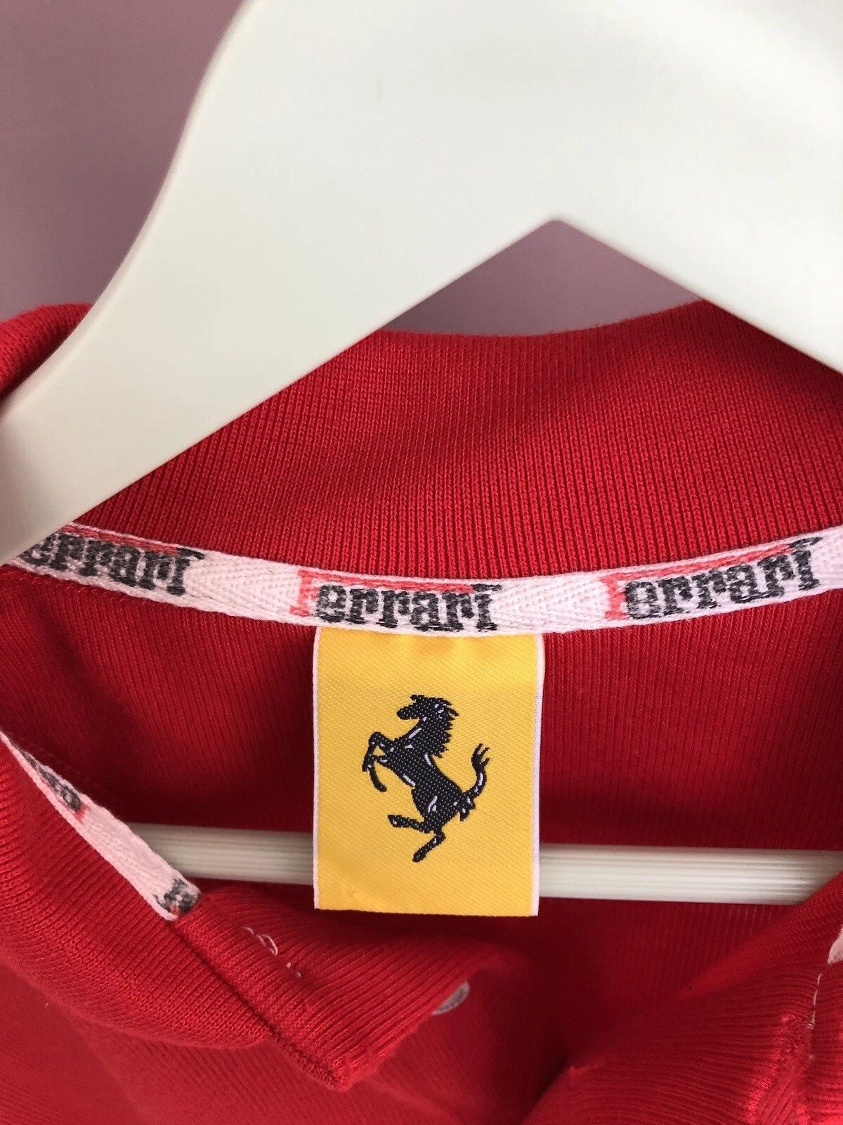 Ferrari F-1 Ferrari Racing 1996 Polo Shirt Mens Size L Vintage Size US L / EU 52-54 / 3 - 8 Thumbnail