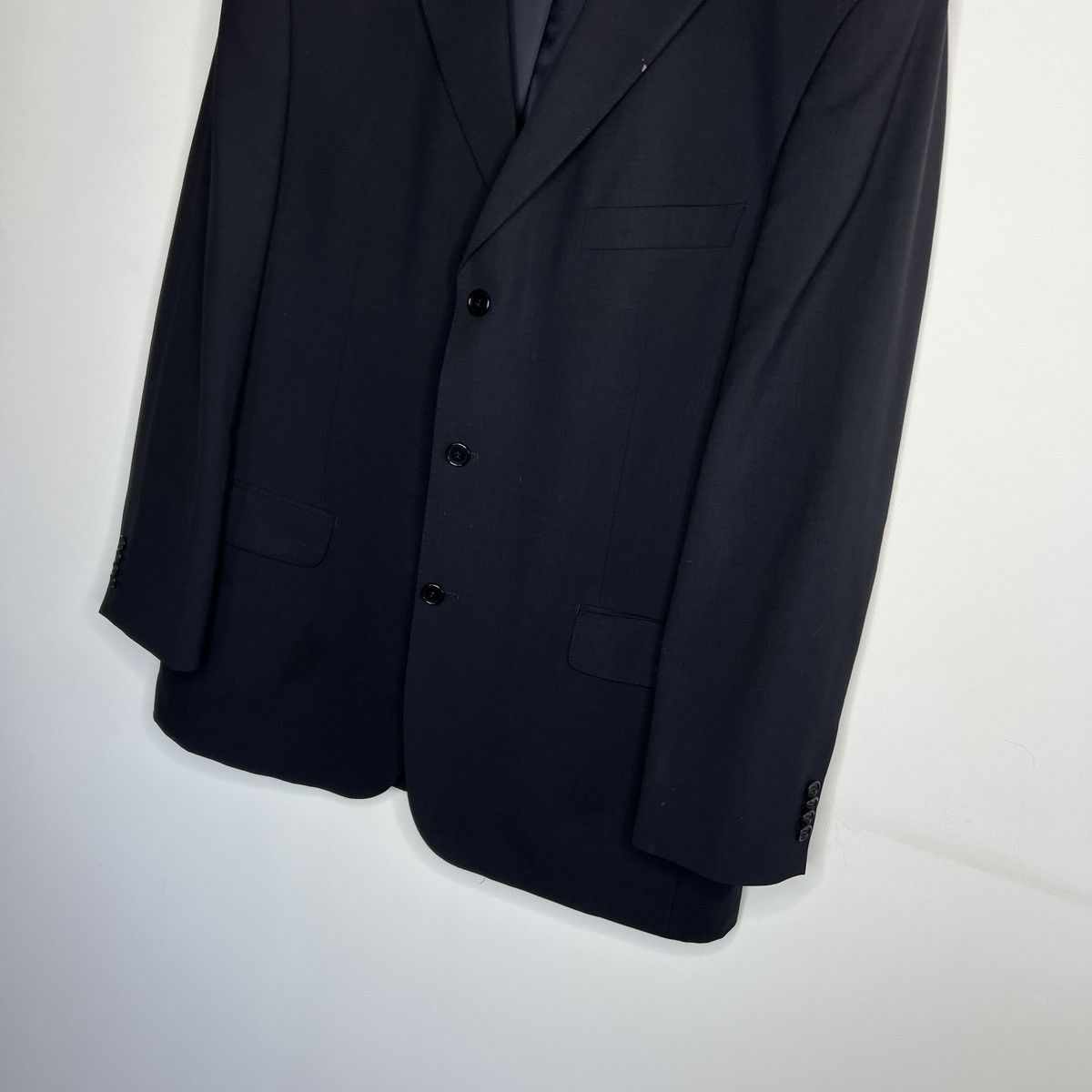 Balmain × Vintage Vintage BALMAIN Black Blazer Wool Jacket L size 42r Size 42R - 2 Thumbnail