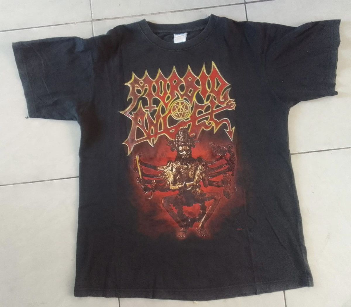 Band Tees × Vintage Morbid Angel Tour 2008 Resize L Band Tee Size US L / EU 52-54 / 3 - 6 Thumbnail