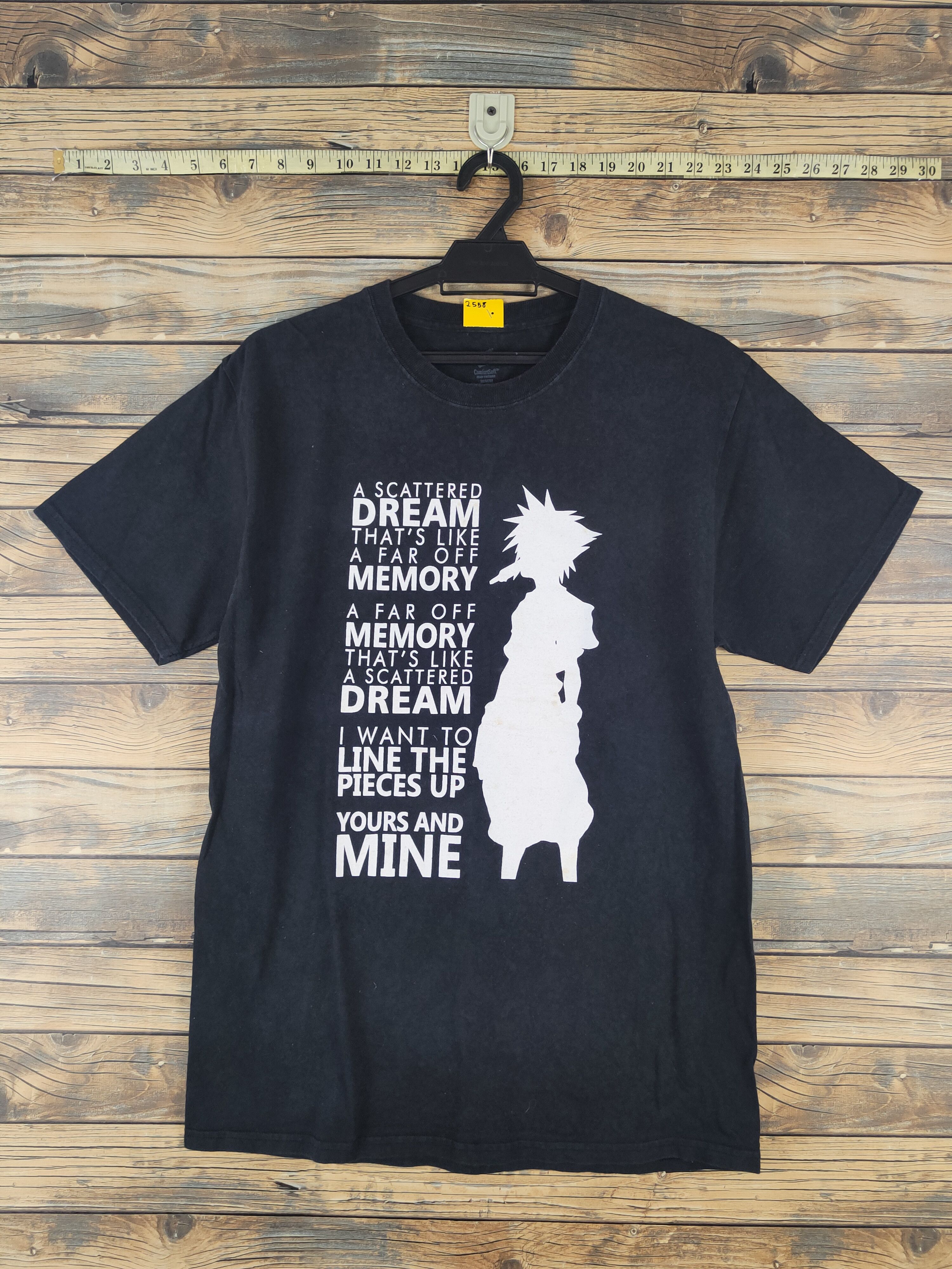 Japanese Brand DL Hanes Black Short Sleeve T-shirt #2558 Size US M / EU 48-50 / 2 - 1 Thumbnail