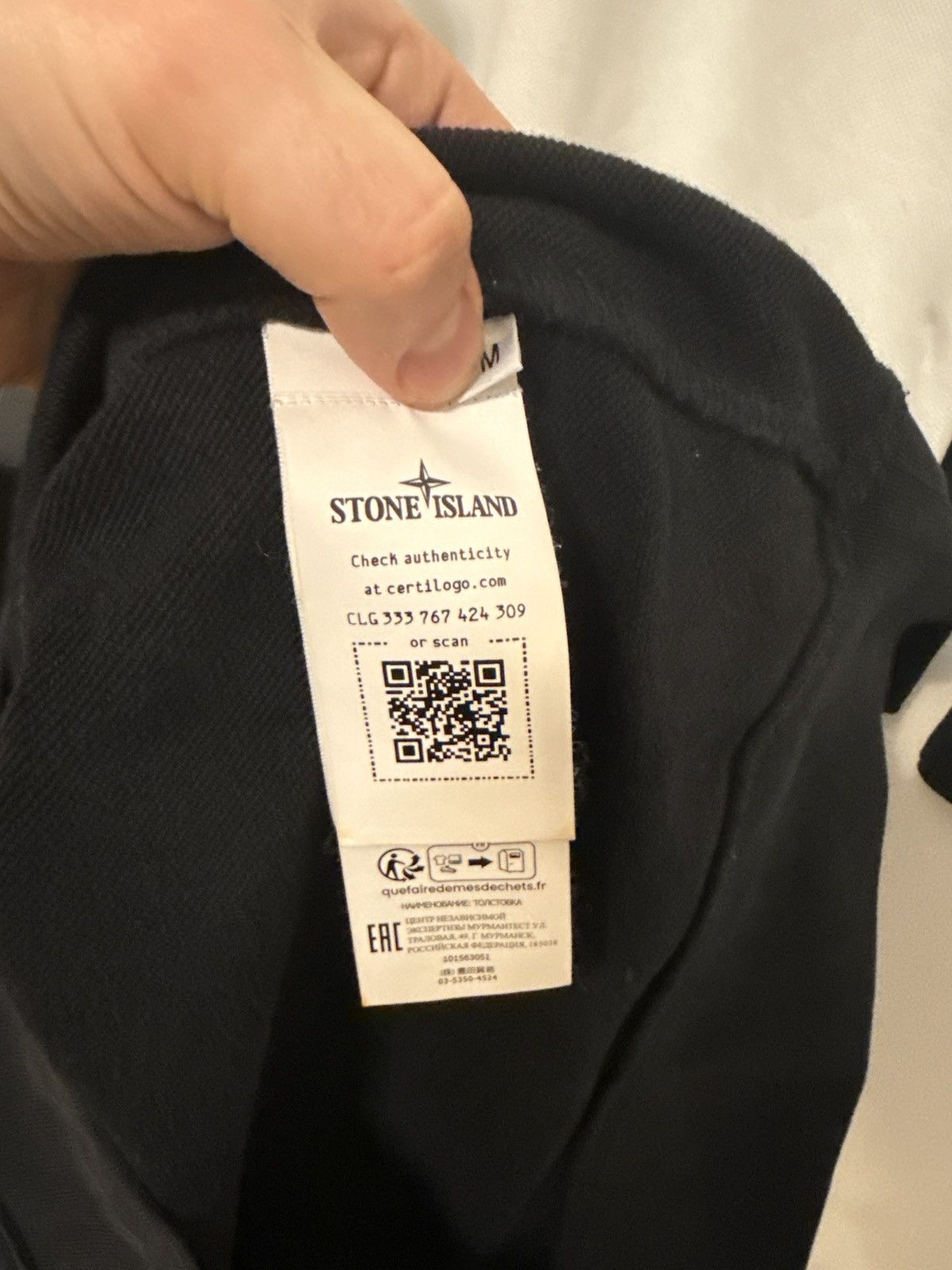 Stone Island Stone Island Crew Neck Sweatshirt Black Medium Size US M / EU 48-50 / 2 - 7 Thumbnail