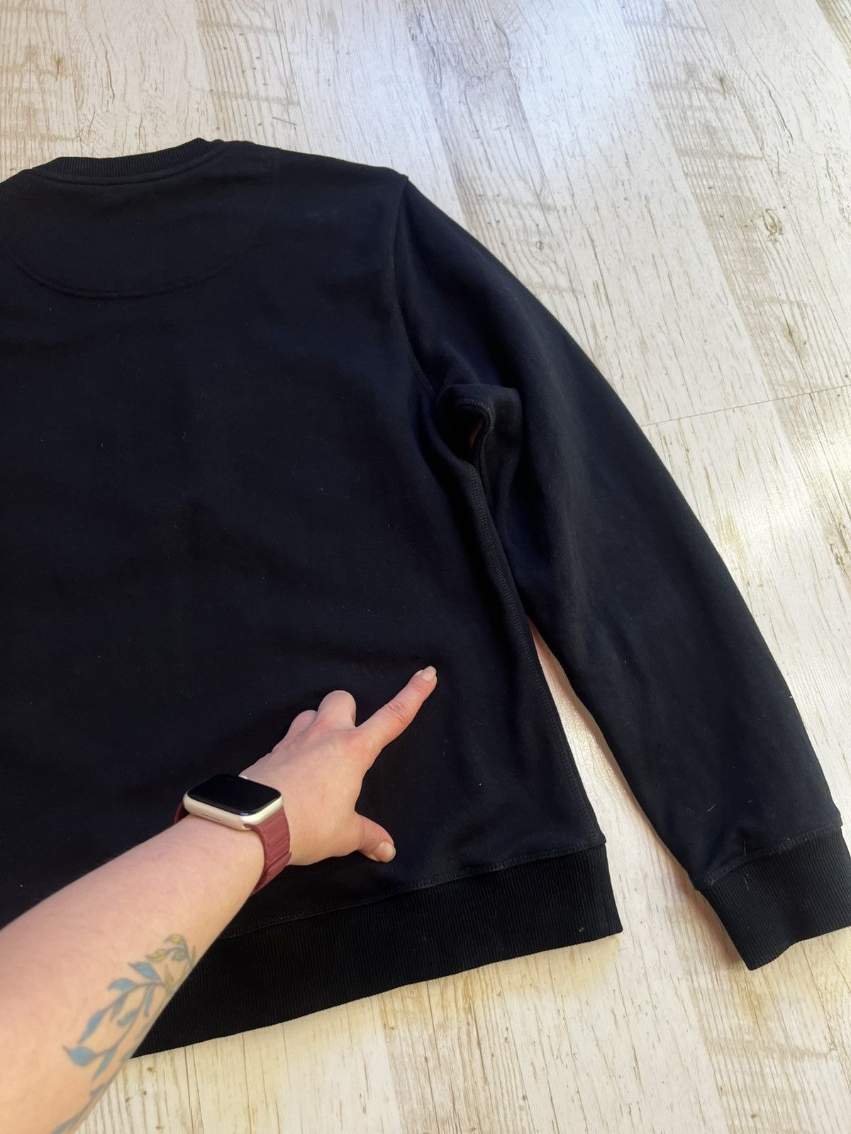 Kenzo Kenzo Paris Embroidered Logo Sweatshirt Black Size M Size US M / EU 48-50 / 2 - 14 Thumbnail