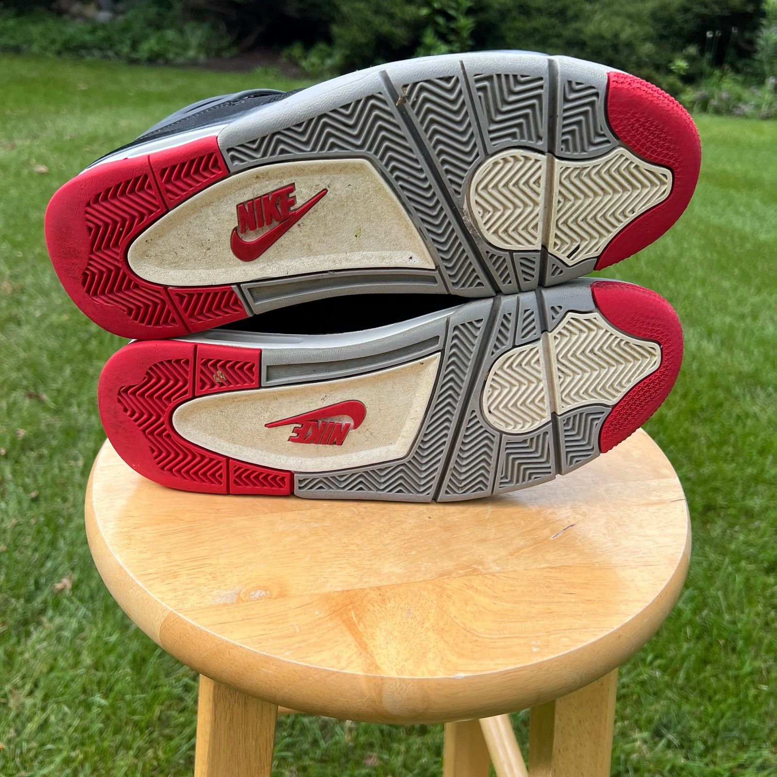 Jordan Brand × Nike Size 9 - Nike Air Jordan 4 Retro OG Bred 2019 Men's Shoes Size US 9 / EU 42 - 7 Thumbnail