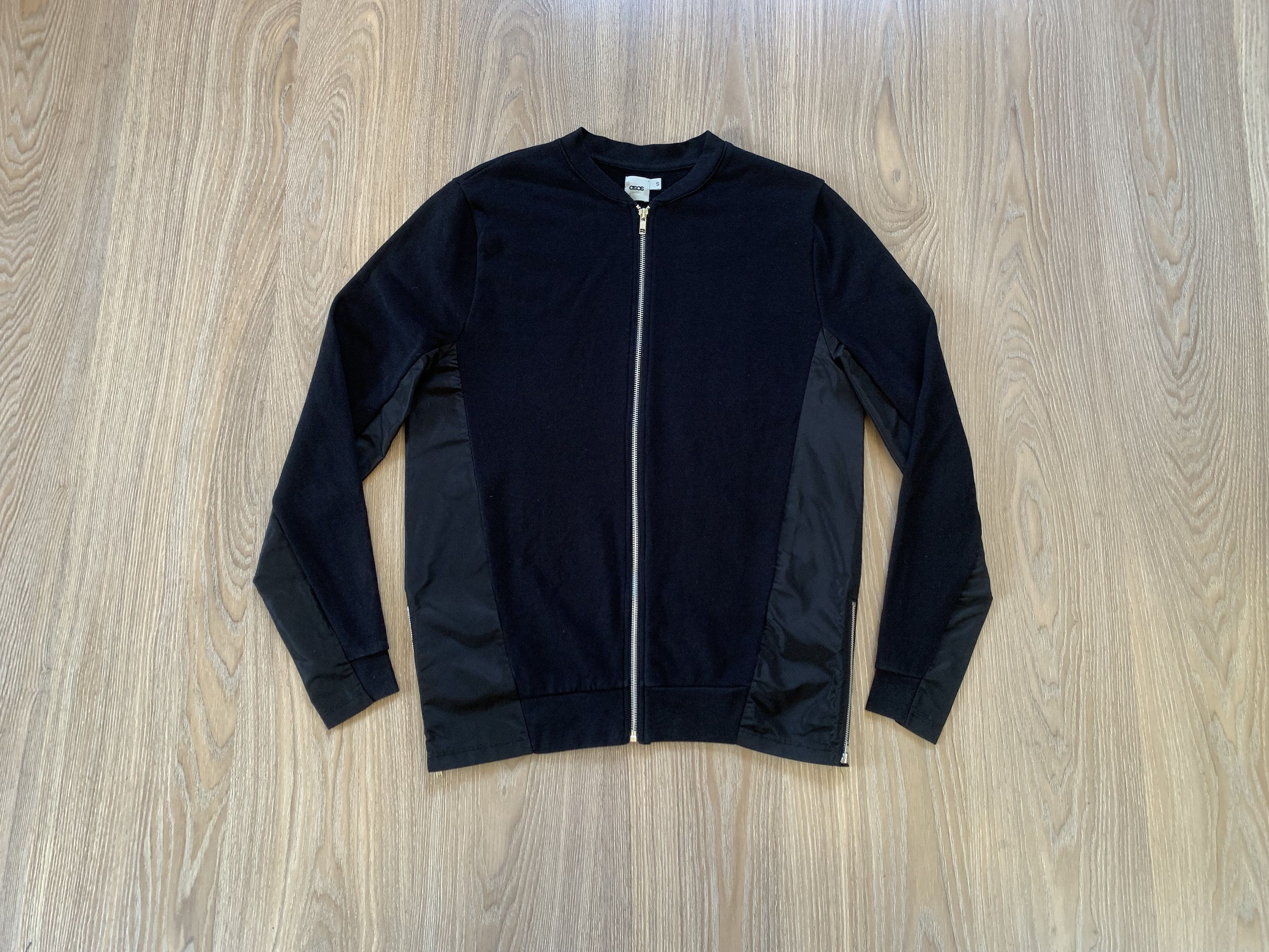 Asos ASOS Black Zip Olympic Jacket Size US S / EU 44-46 / 1 - 1 Thumbnail