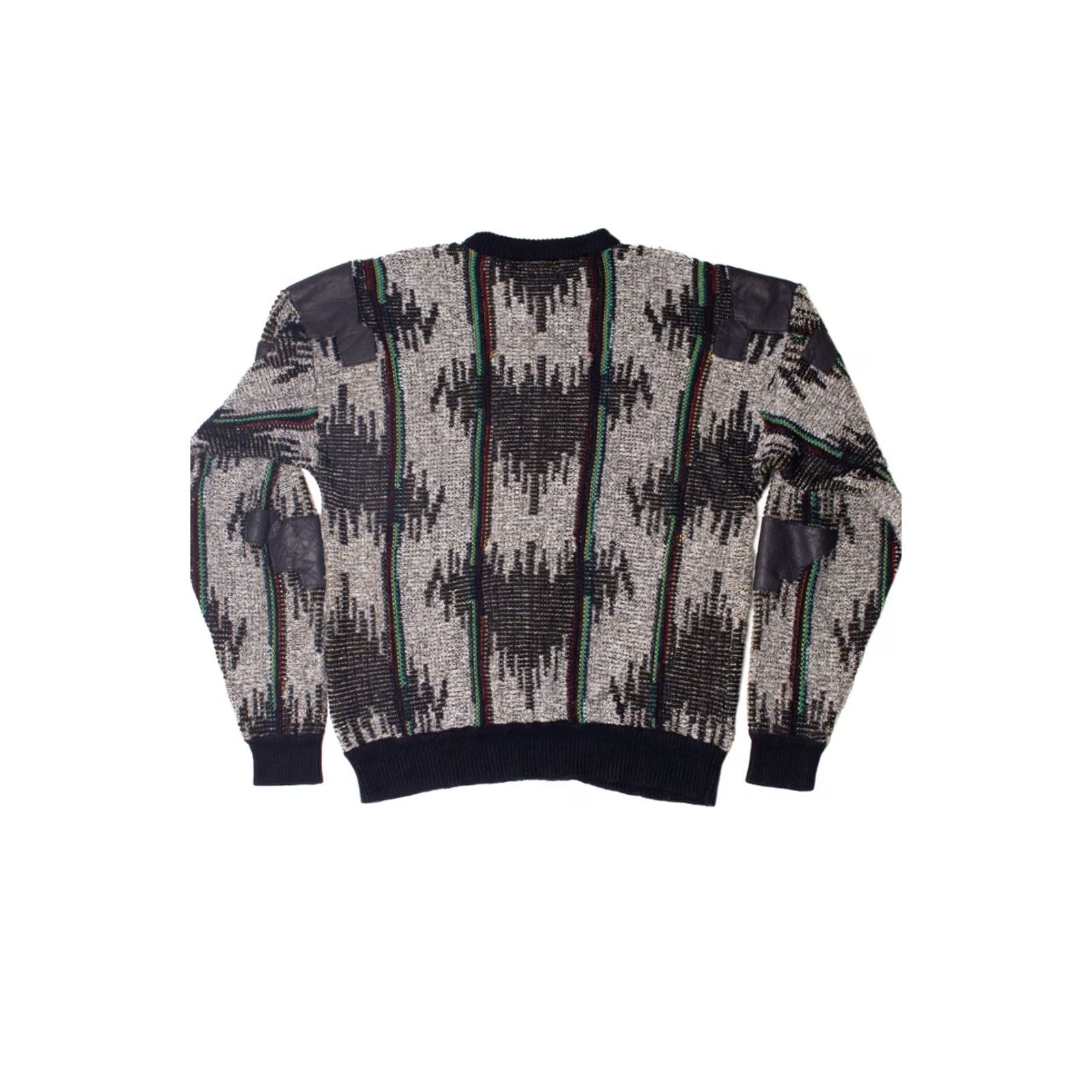 Vintage VINTAGE Mark Elliot Sweater Shirt Large Gray Size L / US 10 / IT 46 - 3 Thumbnail