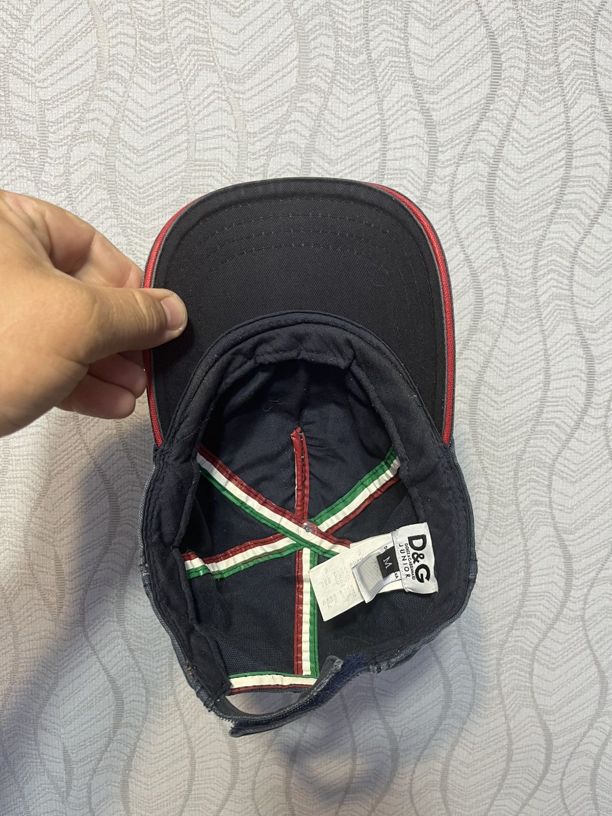 Dolce & Gabbana Dolce & Gabbana Junior Vintage Grey Avant Garde Cap Size 26 - 5 Thumbnail