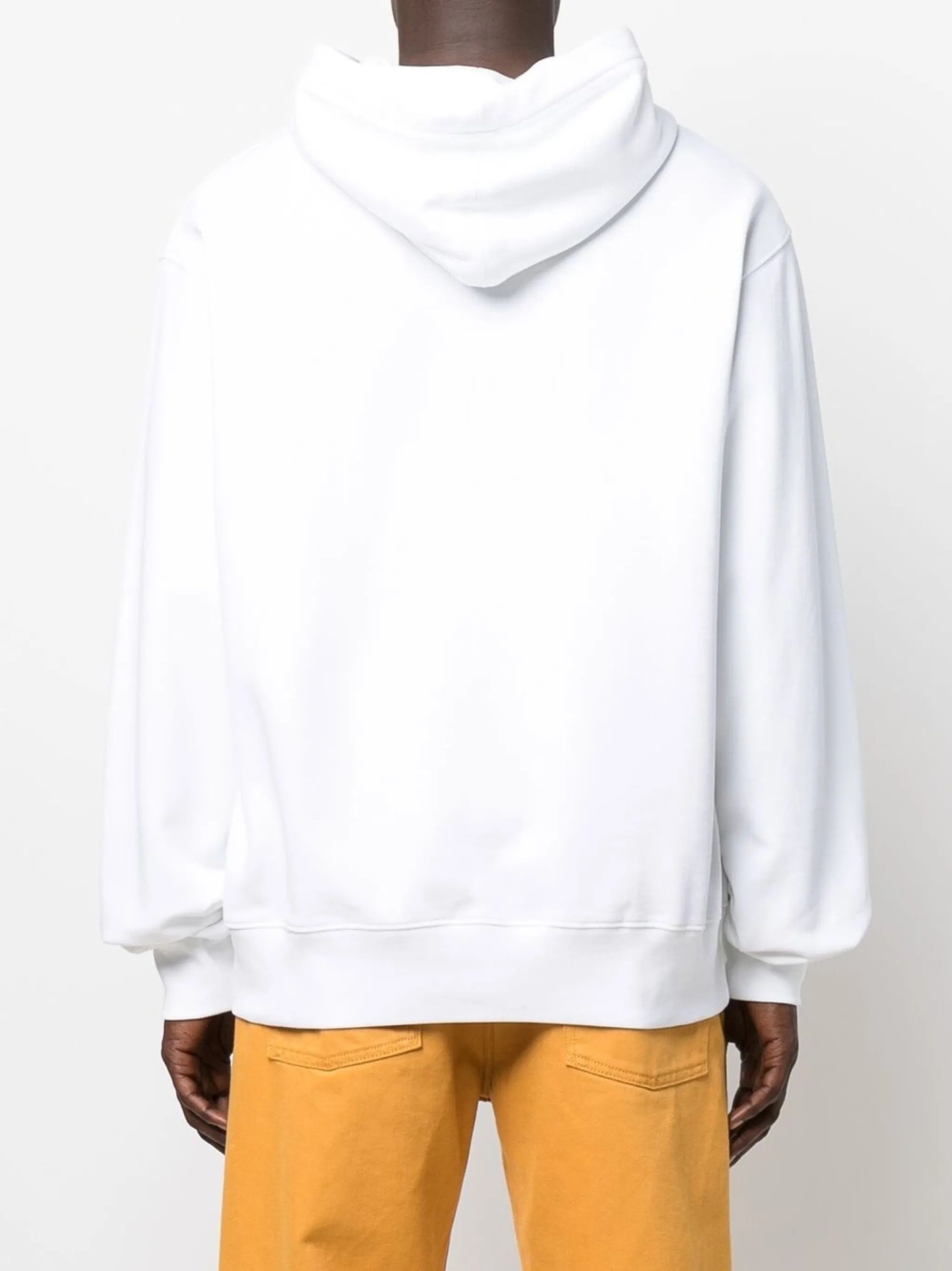 Moschino o1y0225 Logo Hoodie in White Size US S / EU 44-46 / 1 - 4 Thumbnail
