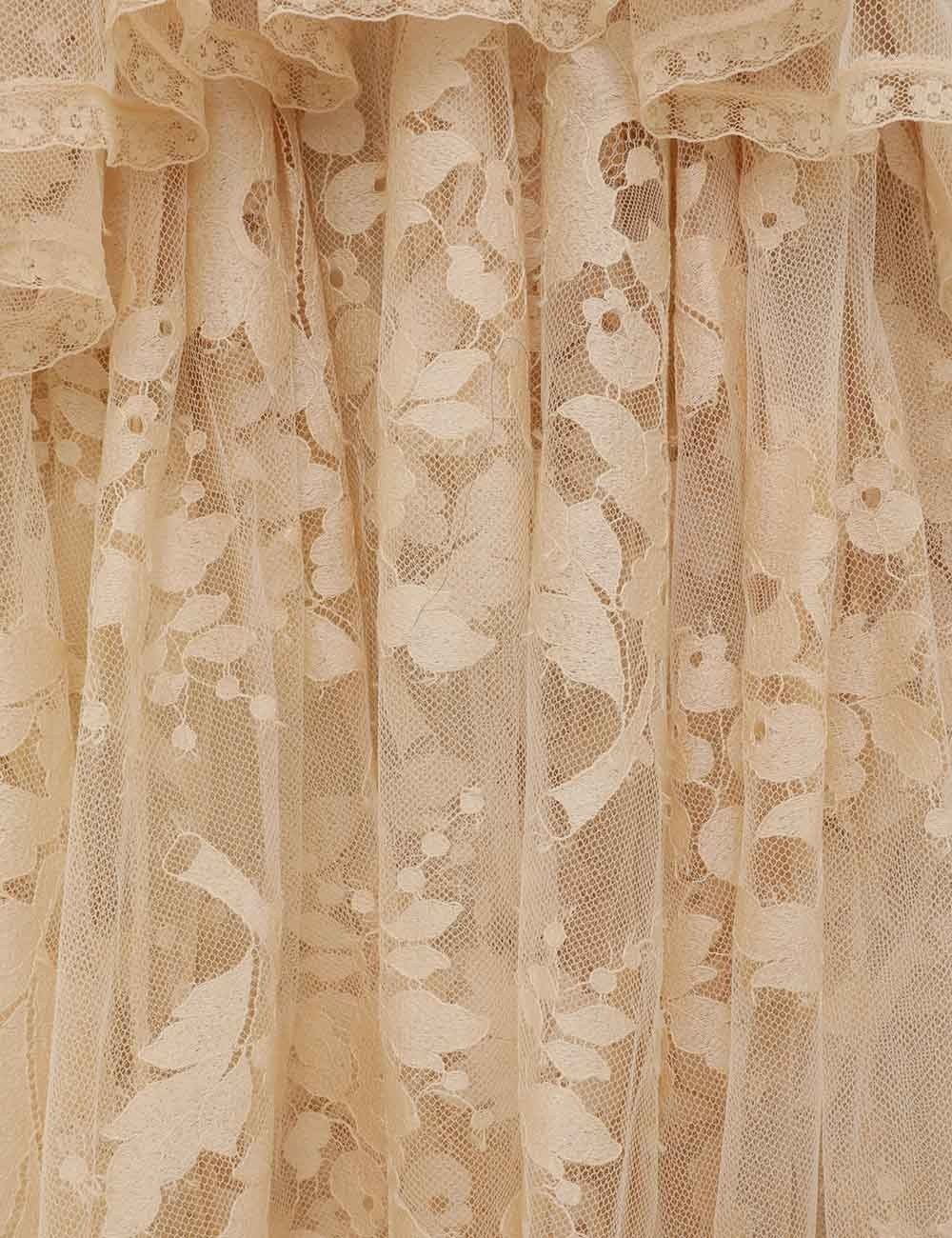 Zimmermann oc11z0825 Illustration Lace Mini Dress in Cream Size S / US 4 / IT 40 - 6 Thumbnail