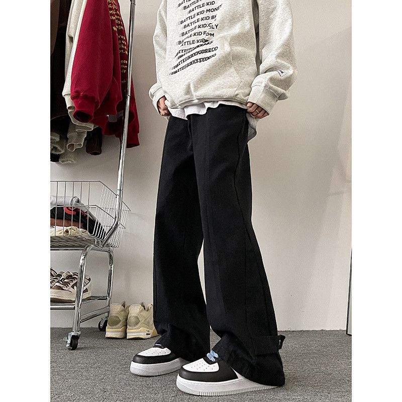 Japanese Brand × Jean Retro loose straight leg micro flared jeans Size US 32 / EU 48 - 2 Thumbnail