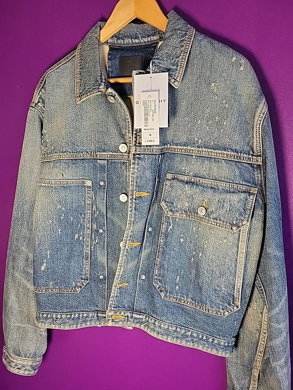 Givenchy Givenchy Distressed Blouson Made In Japan Denim M Rrp £1700 Size US M / EU 48-50 / 2 - 3 Thumbnail