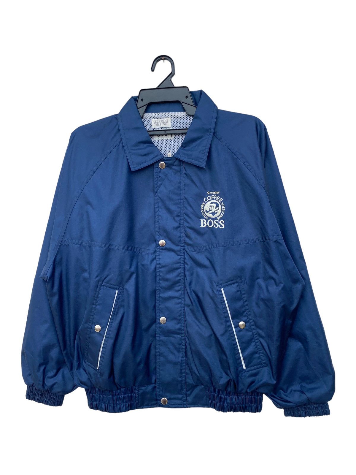Vintage Vintage Suntory Boss Windbreaker Jacket Size US L / EU 52-54 / 3 - 1 Thumbnail